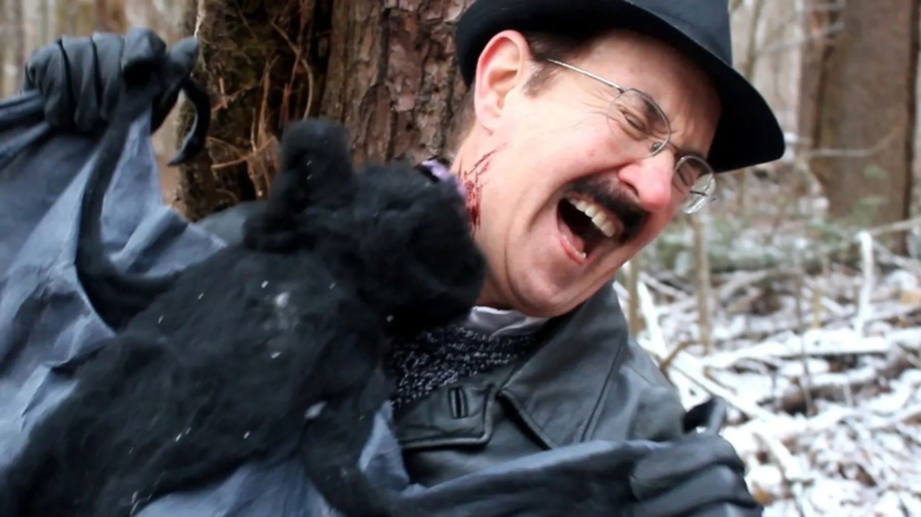 Backdrop for Revenge of the Devil Bat