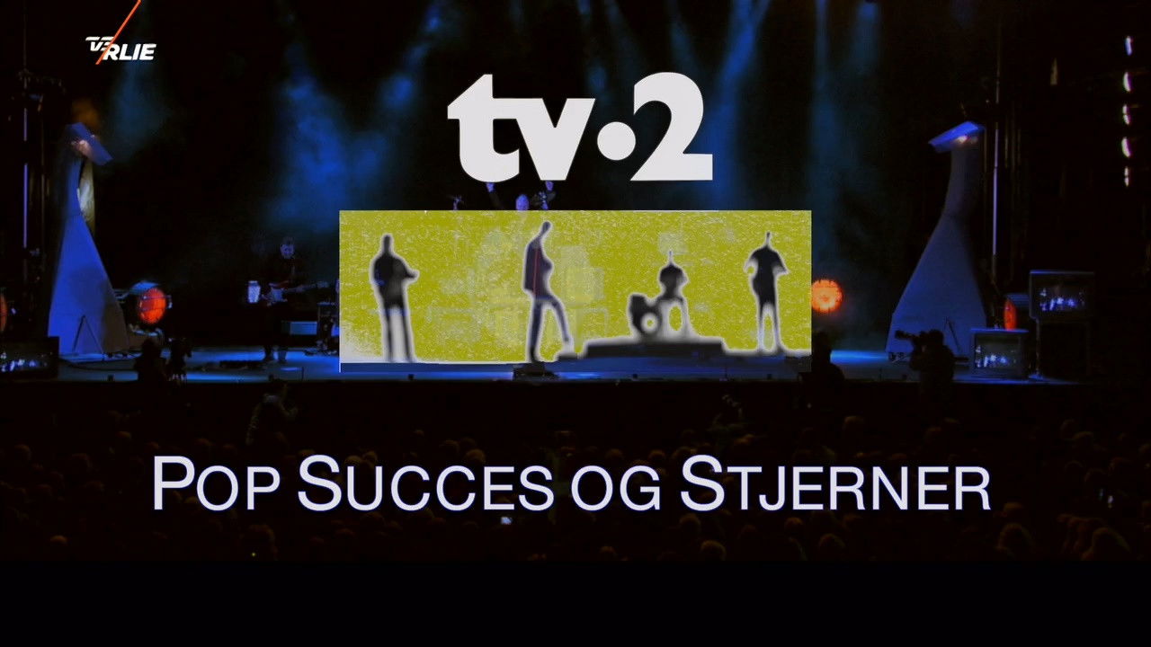 Backdrop for TV-2 pop, succes og stjerner