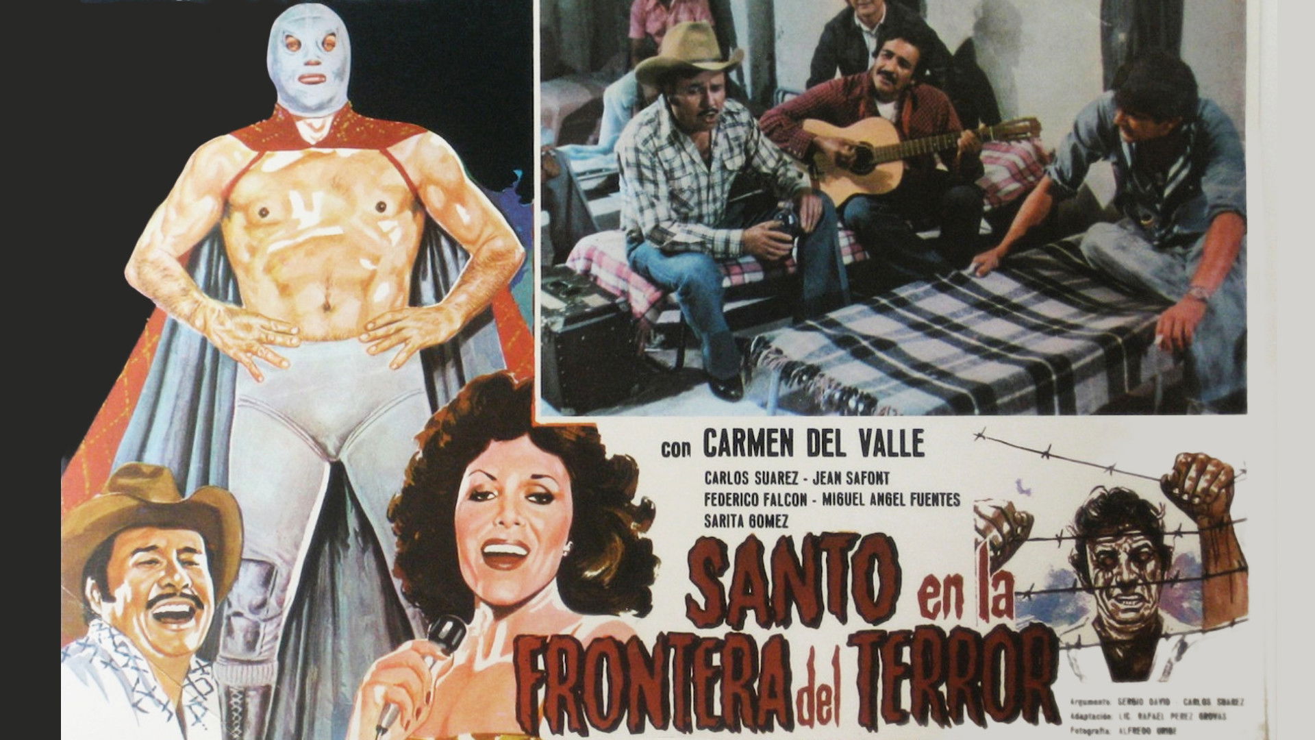 Backdrop for Santo and the Border of Terror