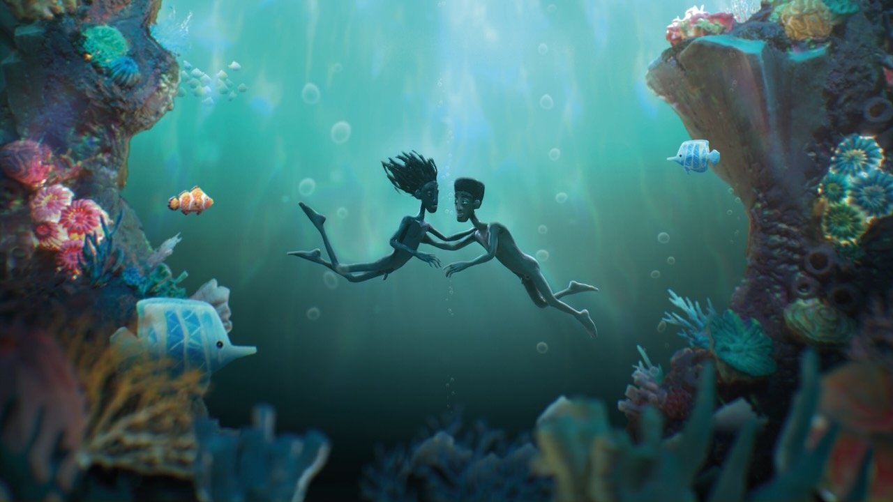 Backdrop for Two Black Boys in Paradise