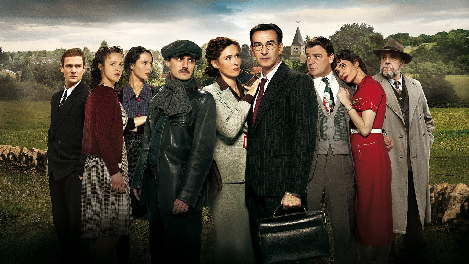 Backdrop for A French Village