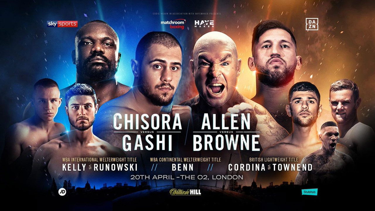 Backdrop for Derek Chisora vs. Senad Gashi