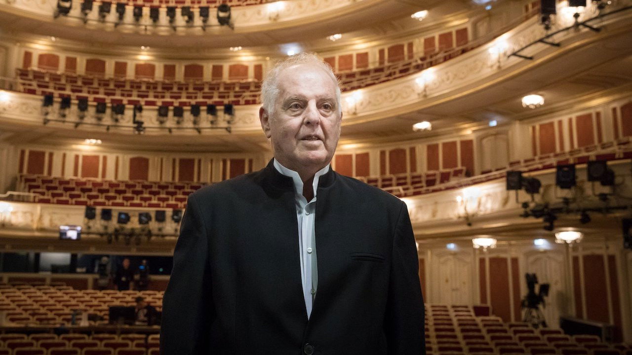 Backdrop for Daniel Barenboim 70th Birthday Concert