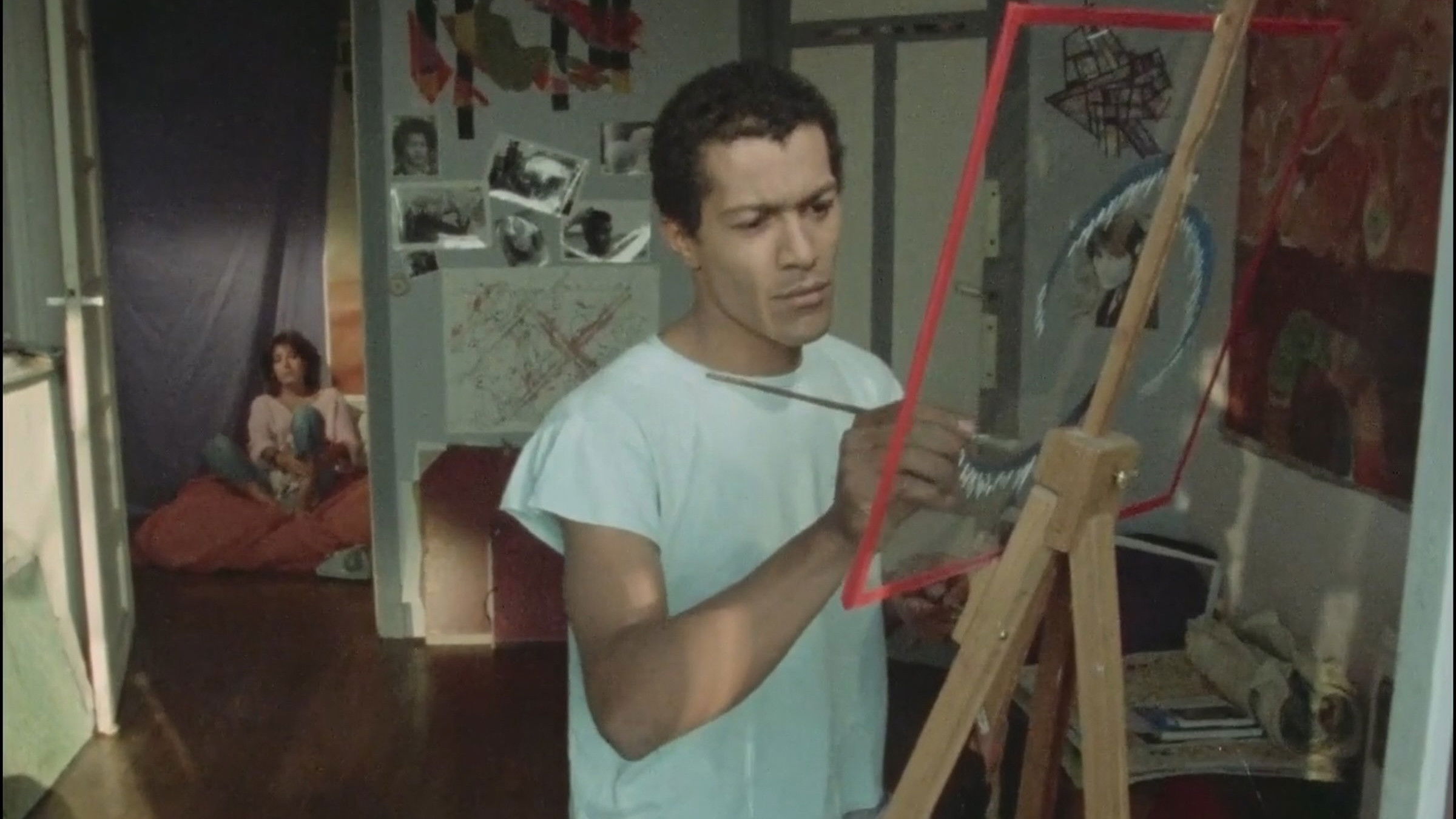 Backdrop for Open Mic Solitaire