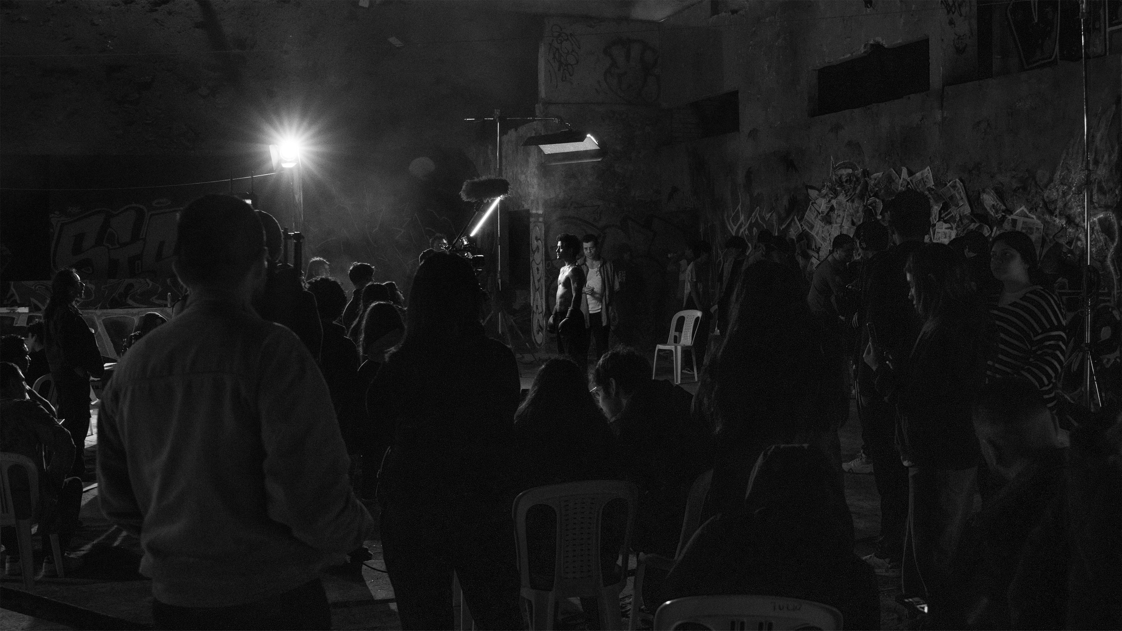 Backdrop for La Mugre