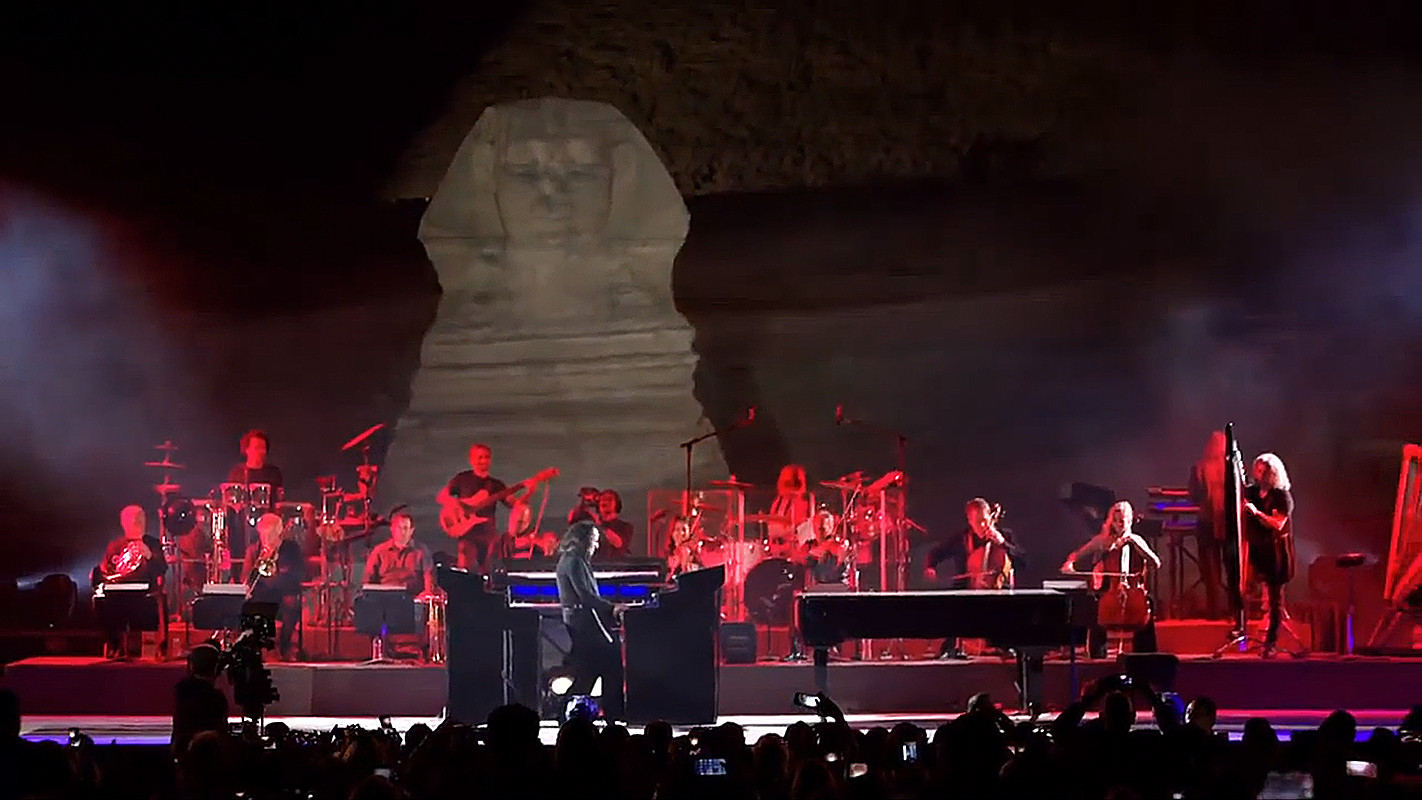 Backdrop for The Dream Concert - Live from the Great Pyramids of Egypt