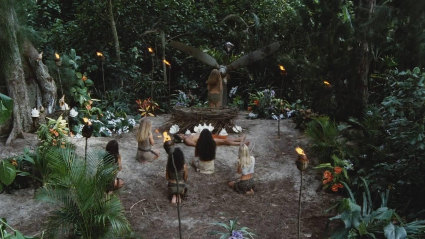 Backdrop for Mysterious Island of Beautiful Women