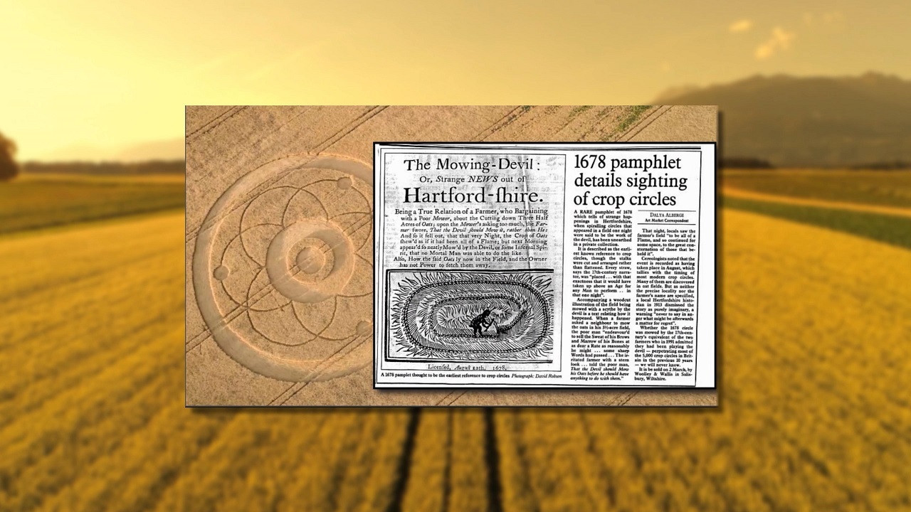 Backdrop for Crop Circle Realities