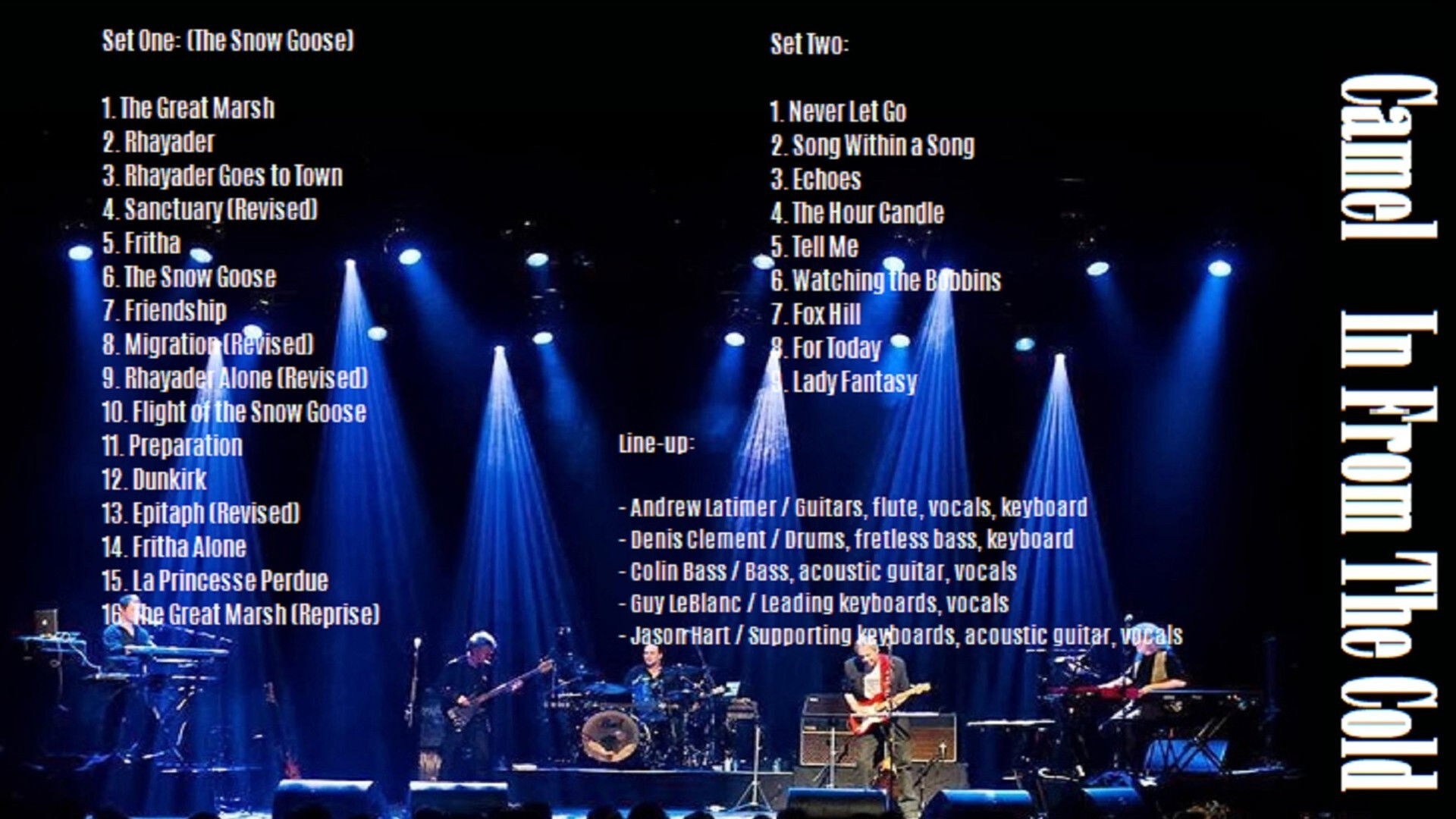 Backdrop for Camel: In From the Cold