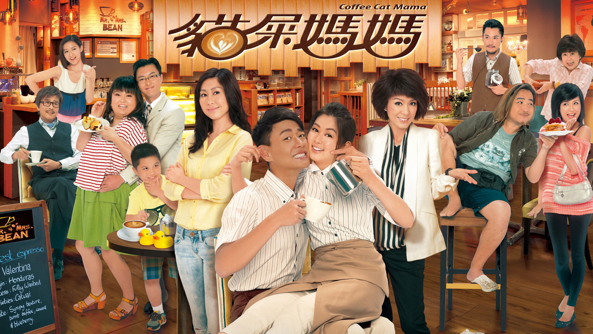 Backdrop for Coffee Cat Mama