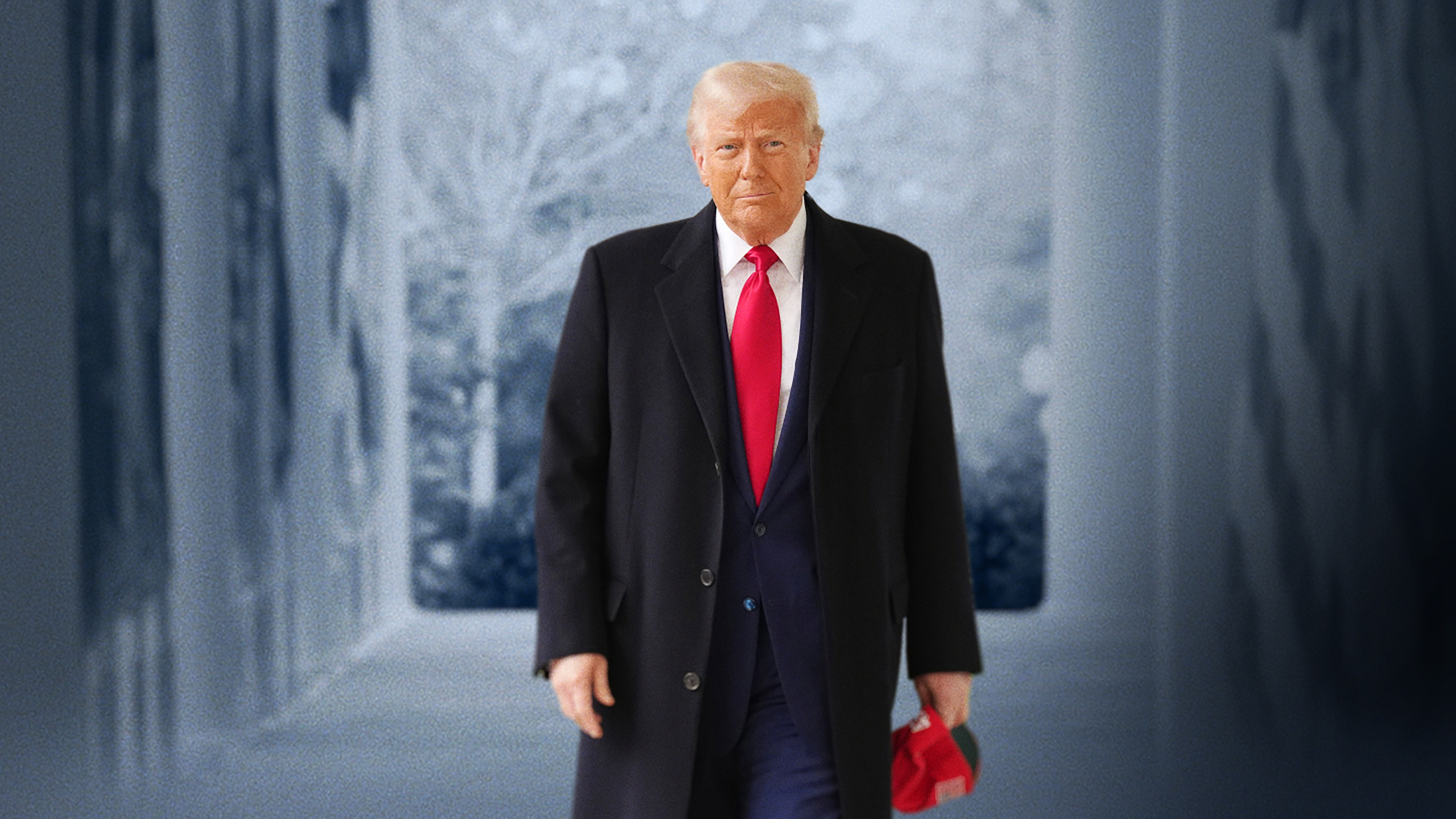 Backdrop for President Trump the First 100 Days: The Interview in the Oval Office