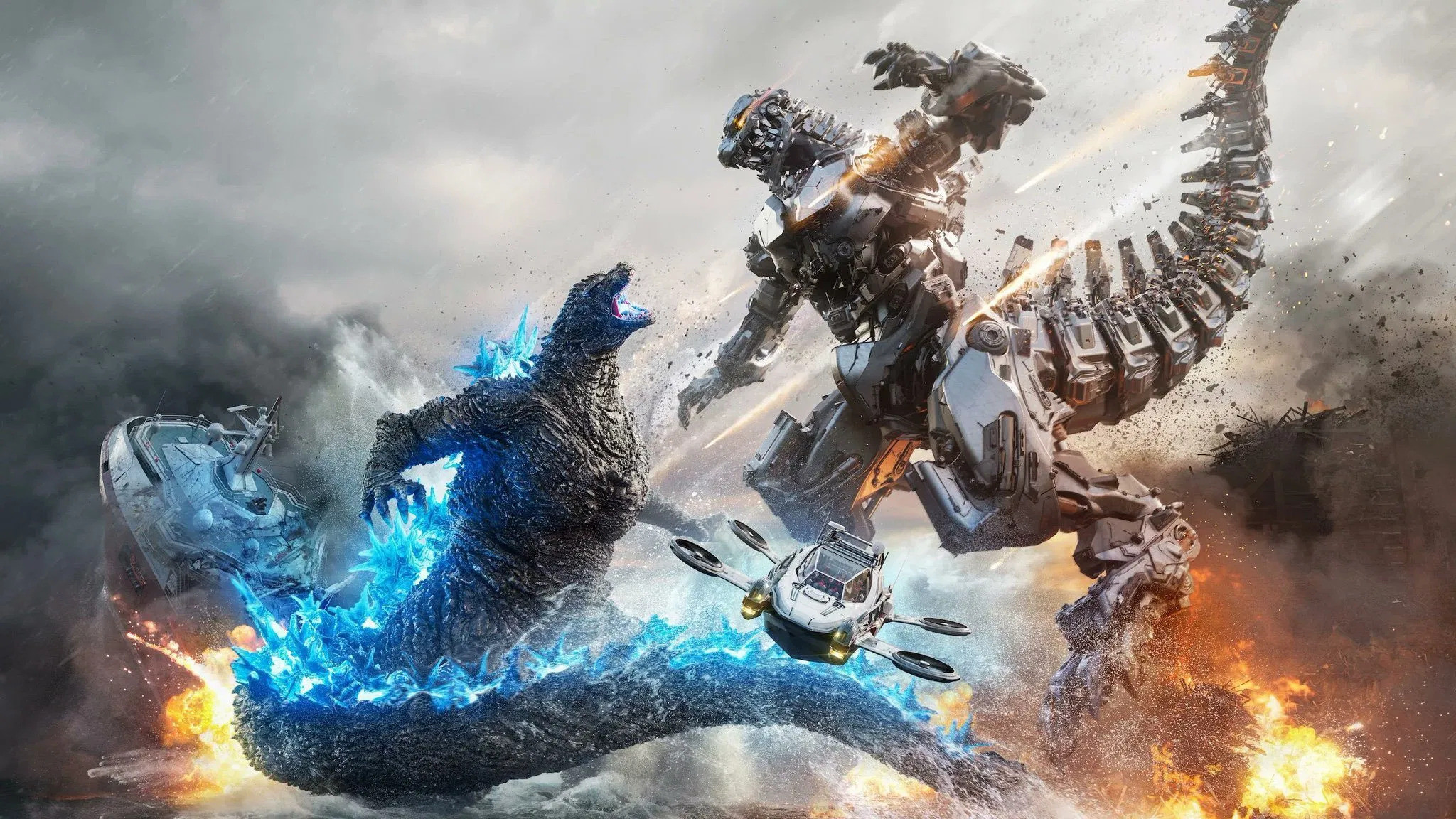 Backdrop for Godzilla Minus Zero