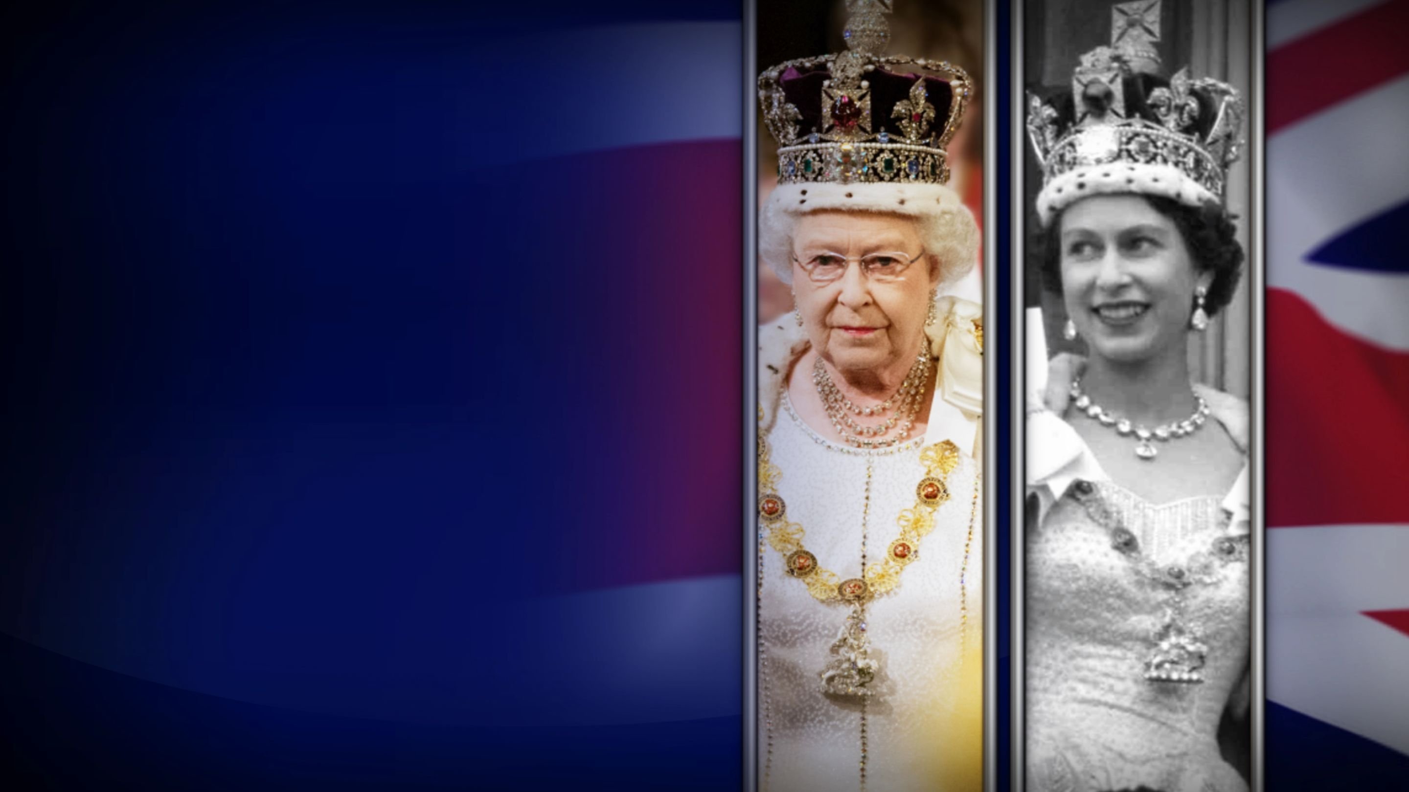 Backdrop for Queen Elizabeth II: The Legacy, The Life