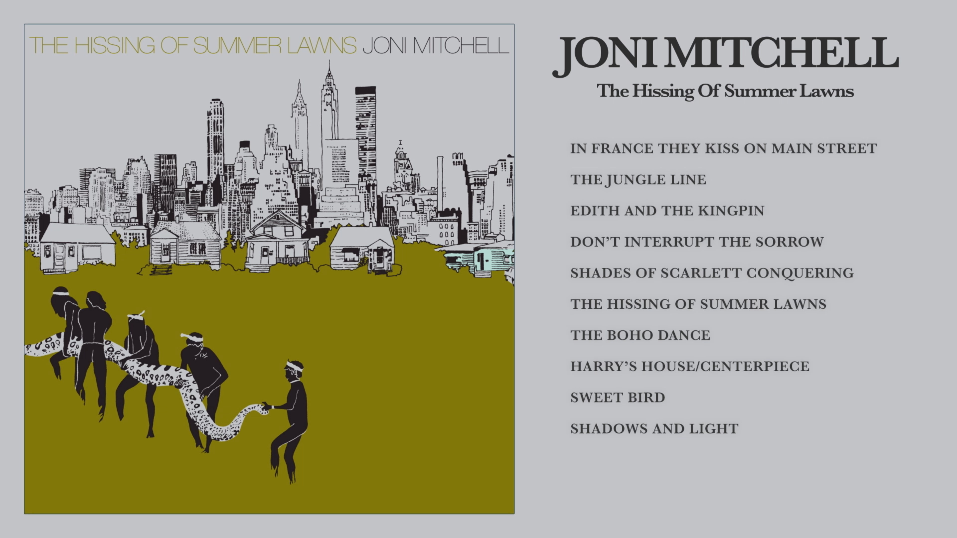 Backdrop for Joni Mitchell: The Hissing of Summer Lawns