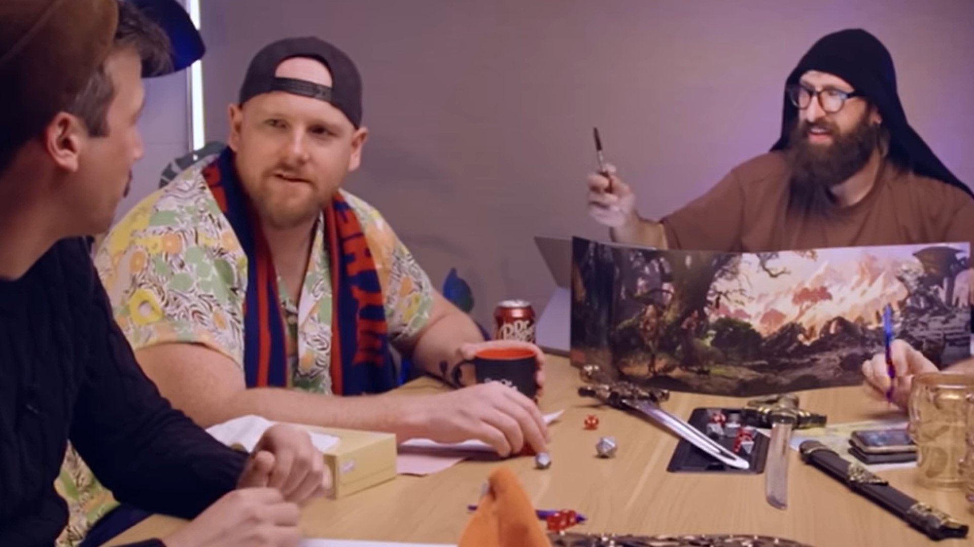Backdrop for Aunty Donna's Dungeons and Dragons