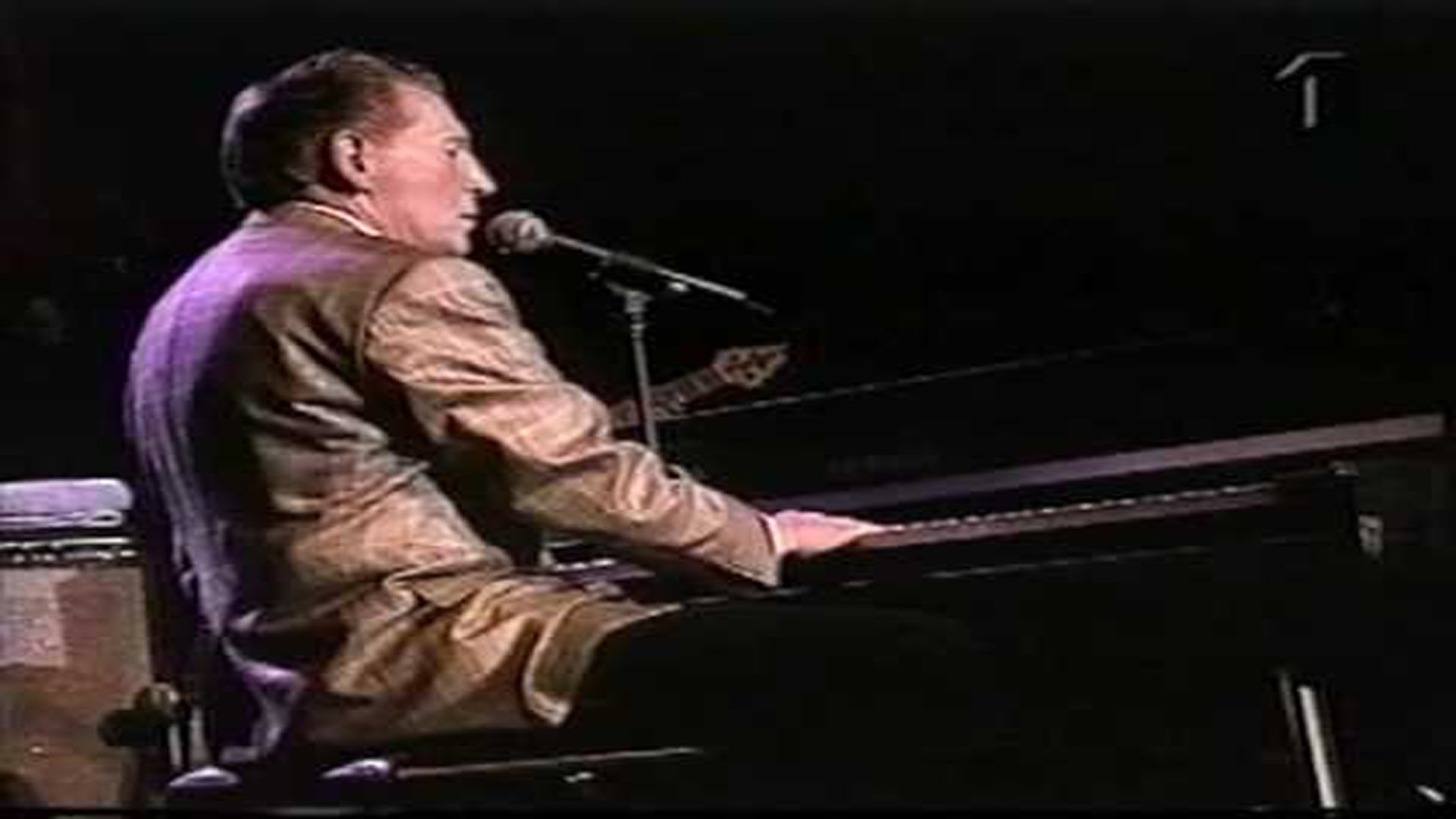Backdrop for Jerry Lee Lewis in Sweden 1997