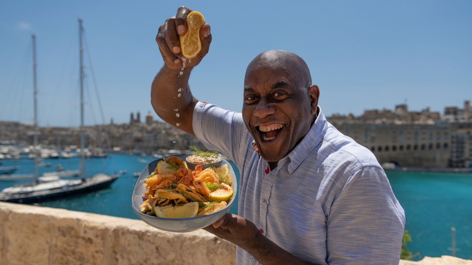 Backdrop for Ainsley's Taste of Malta