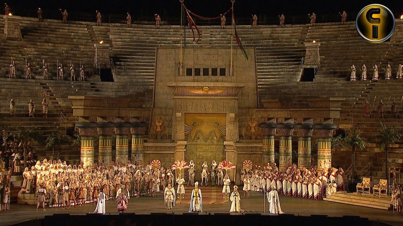 Backdrop for Aida - Arena di Verona