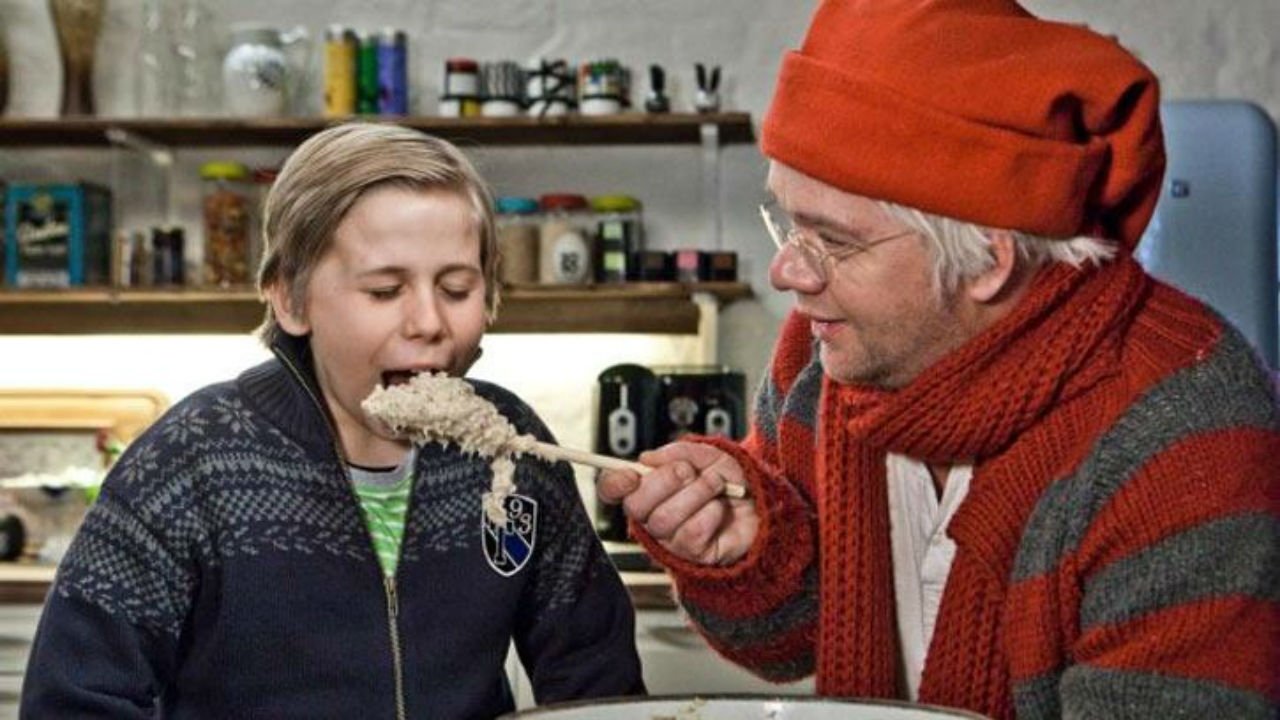 Backdrop for Ludvig & julemanden