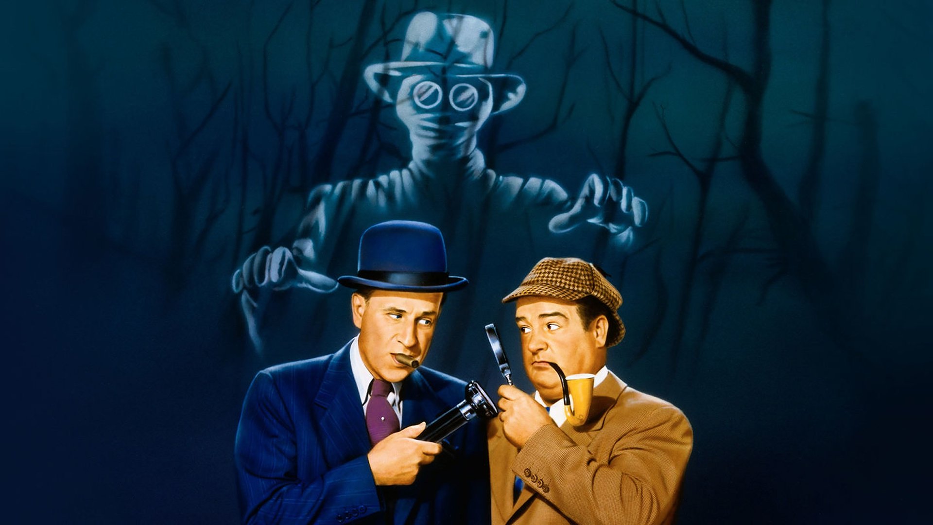 Backdrop for Bud Abbott and Lou Costello Meet the Invisible Man