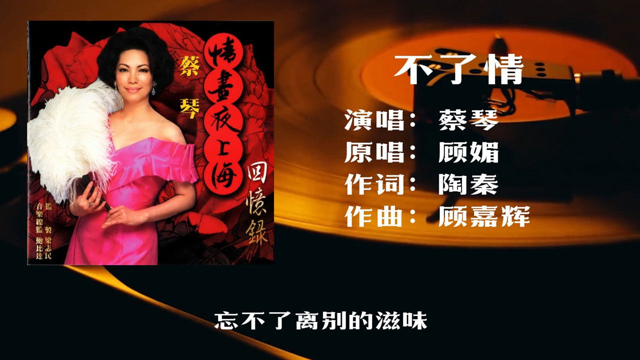 Backdrop for Tsai Chin 2007 In Concert HK