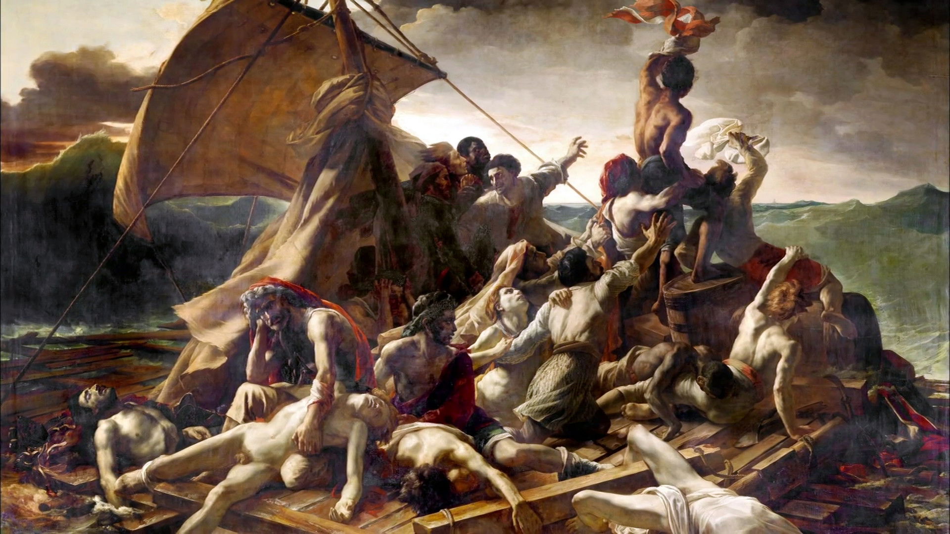 Backdrop for La Véritable Histoire du radeau de La Méduse