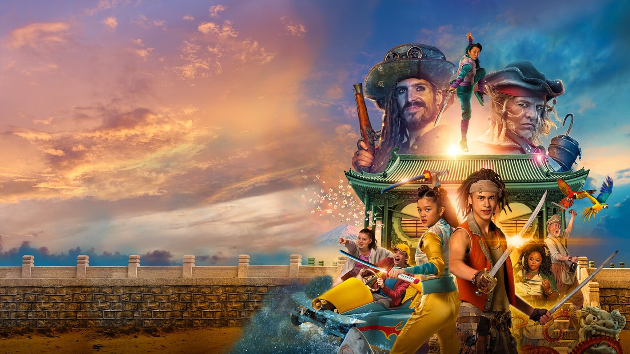 Backdrop for Pirates Down the Street II: The Ninjas from Across