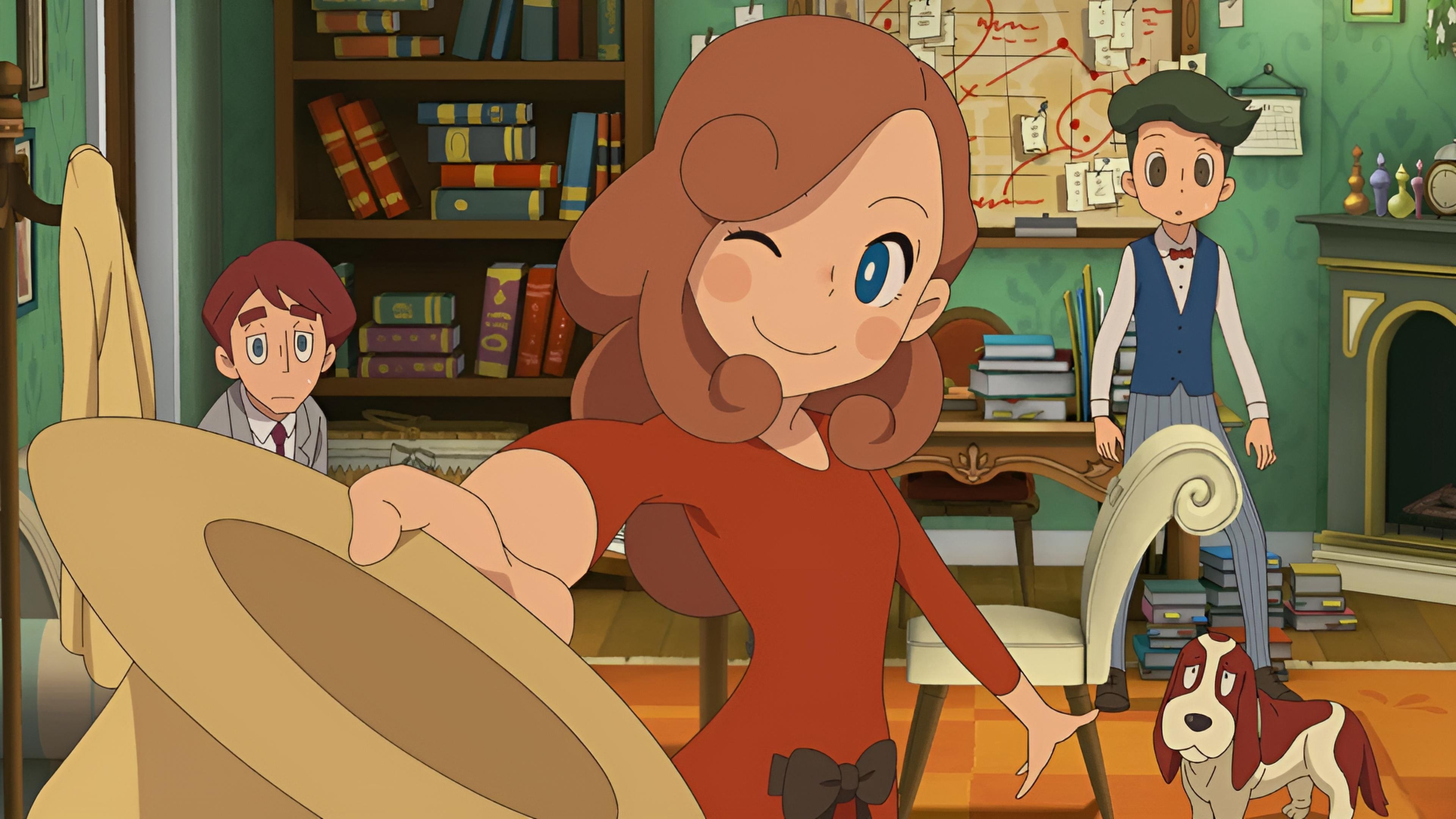 Backdrop for Layton Mystery Detective Agency: Kat's Mystery‑Solving Files