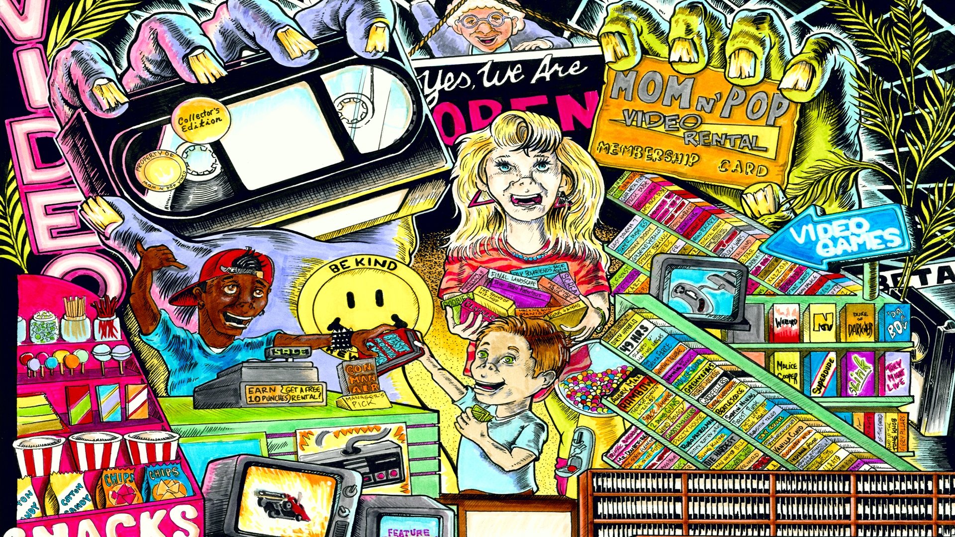 Backdrop for Mom n' Pop: The Indie Video Store Boom of the 80s/90s