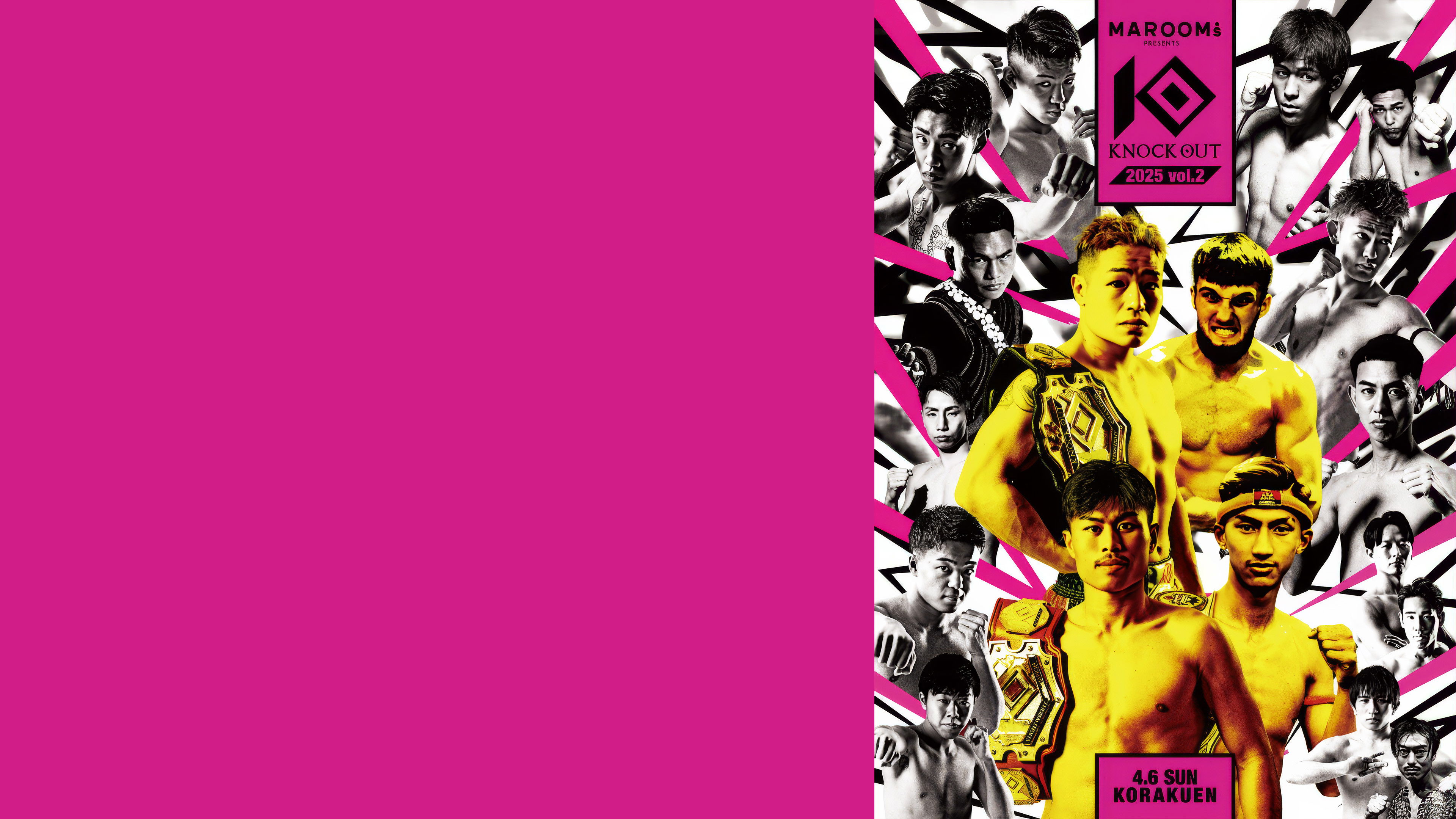 Backdrop for KNOCK OUT 2025 vol.2