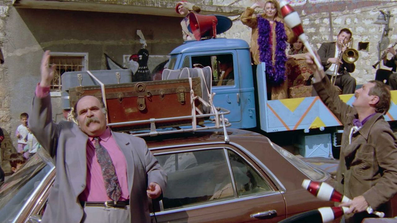 Backdrop for Circus Palestina