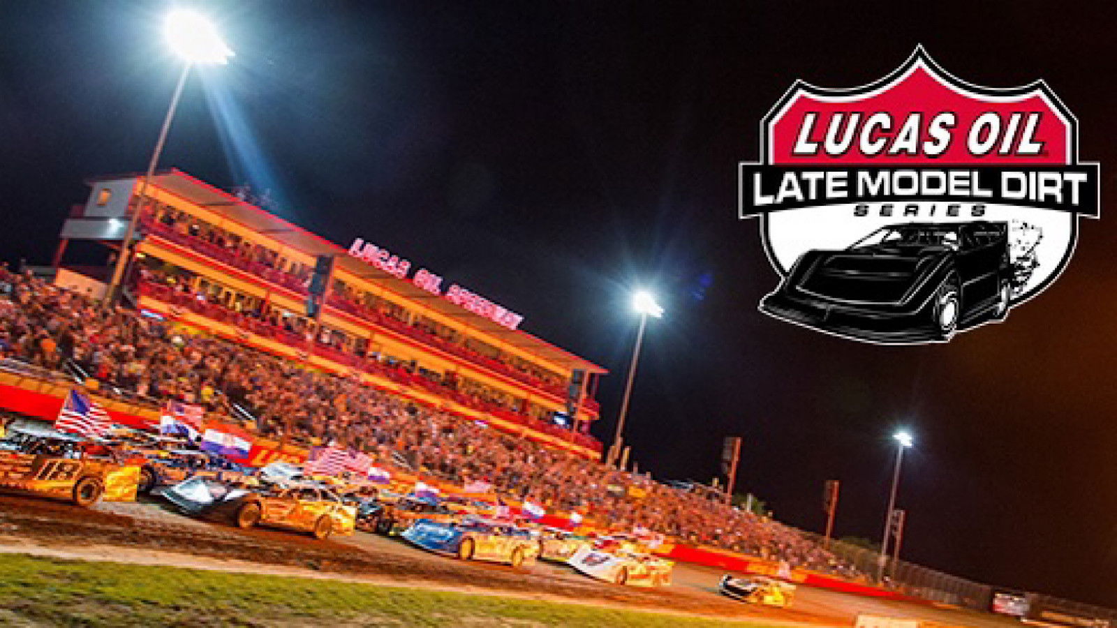 Backdrop for Lucas Oil Late Model Dirt Series