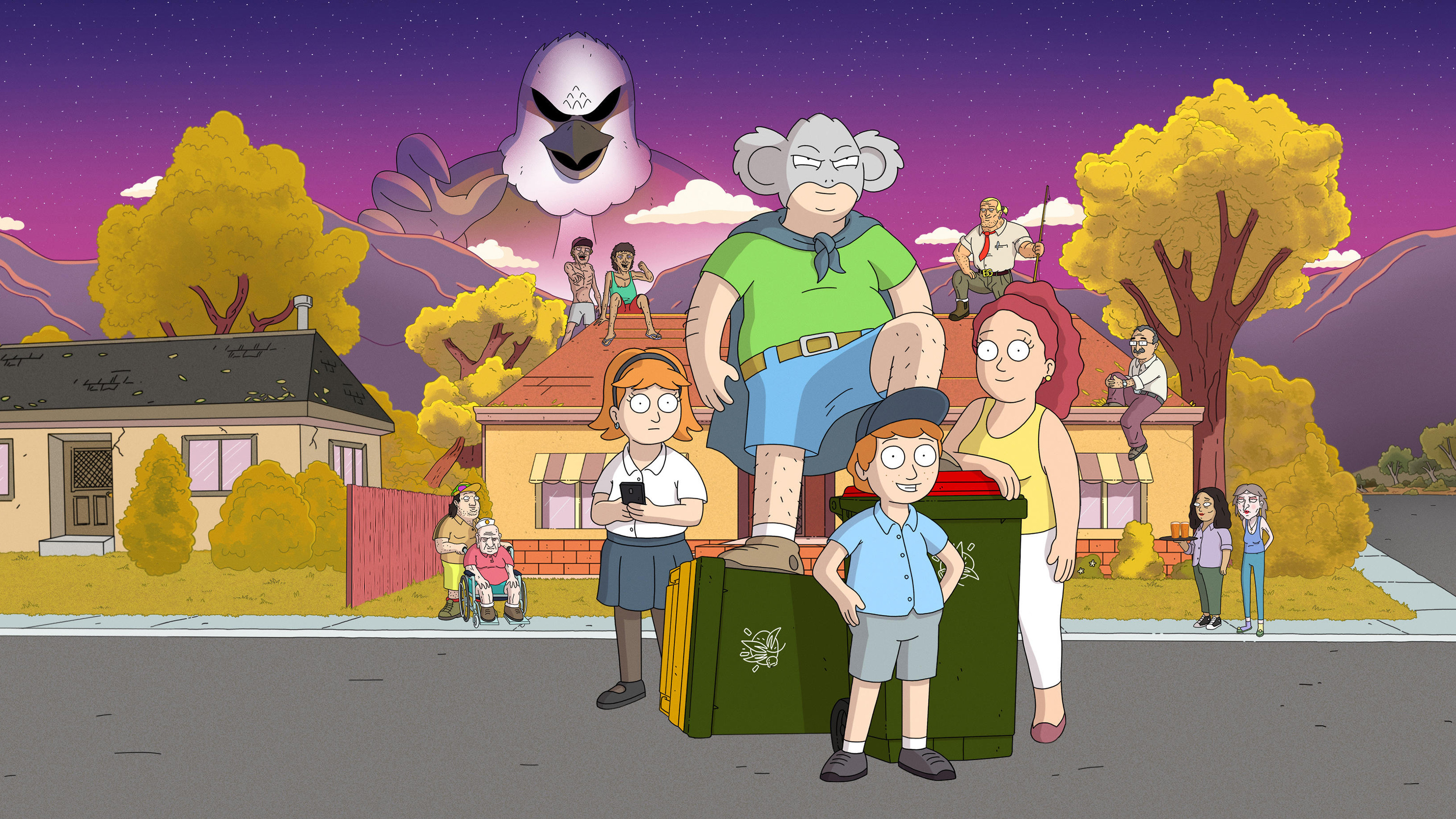 Backdrop for Koala Man