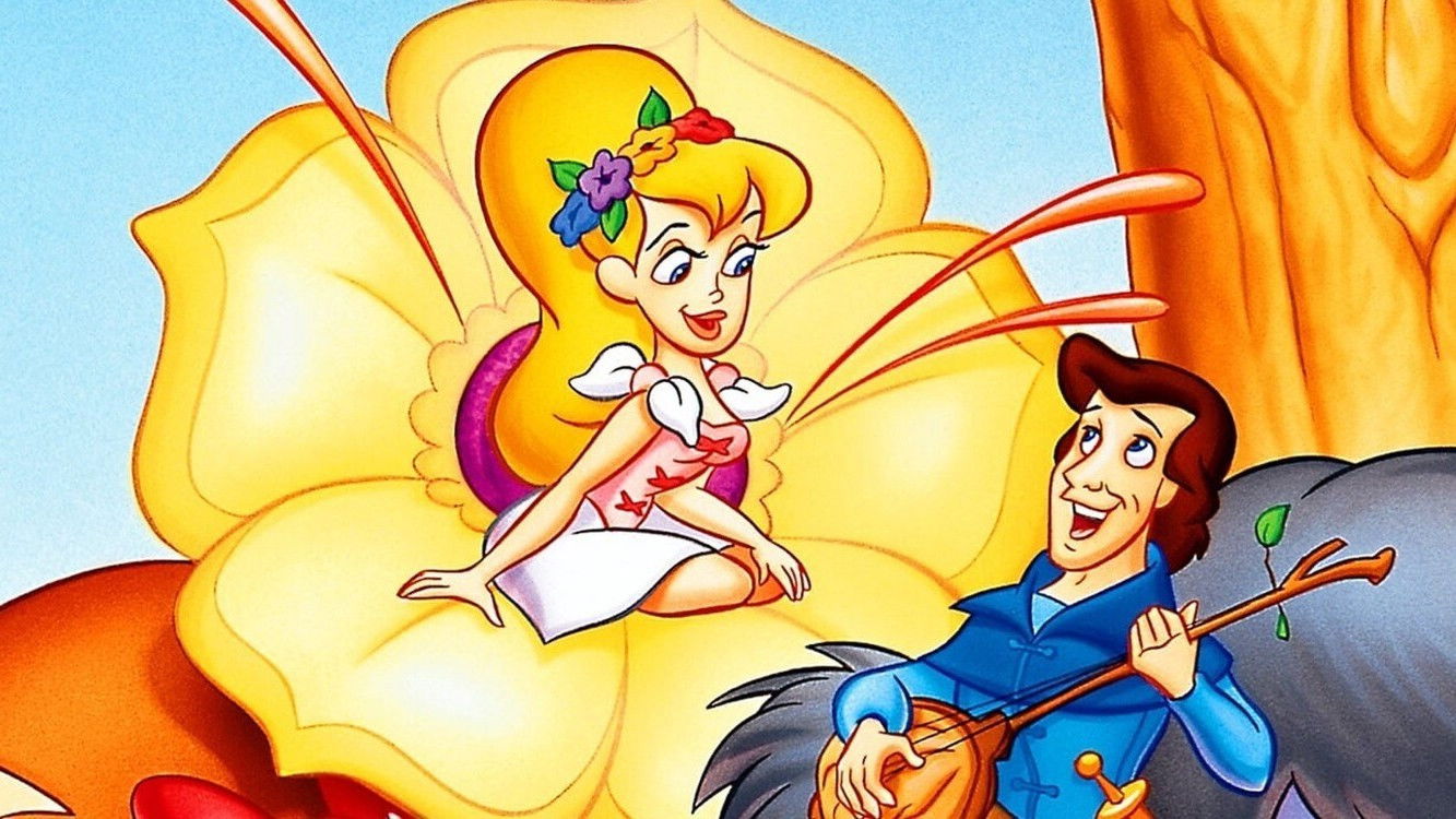 Backdrop for Tom Thumb Meets Thumbelina