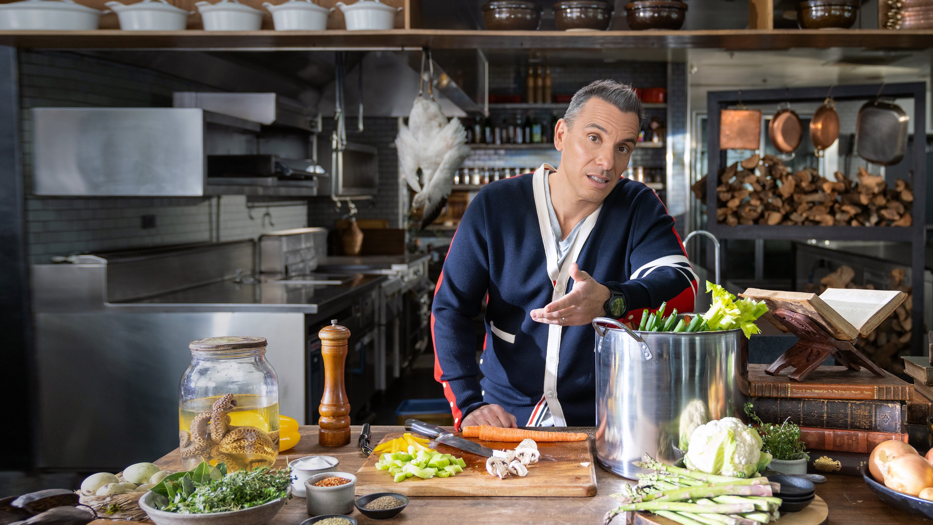 Backdrop for Well Done with Sebastian Maniscalco