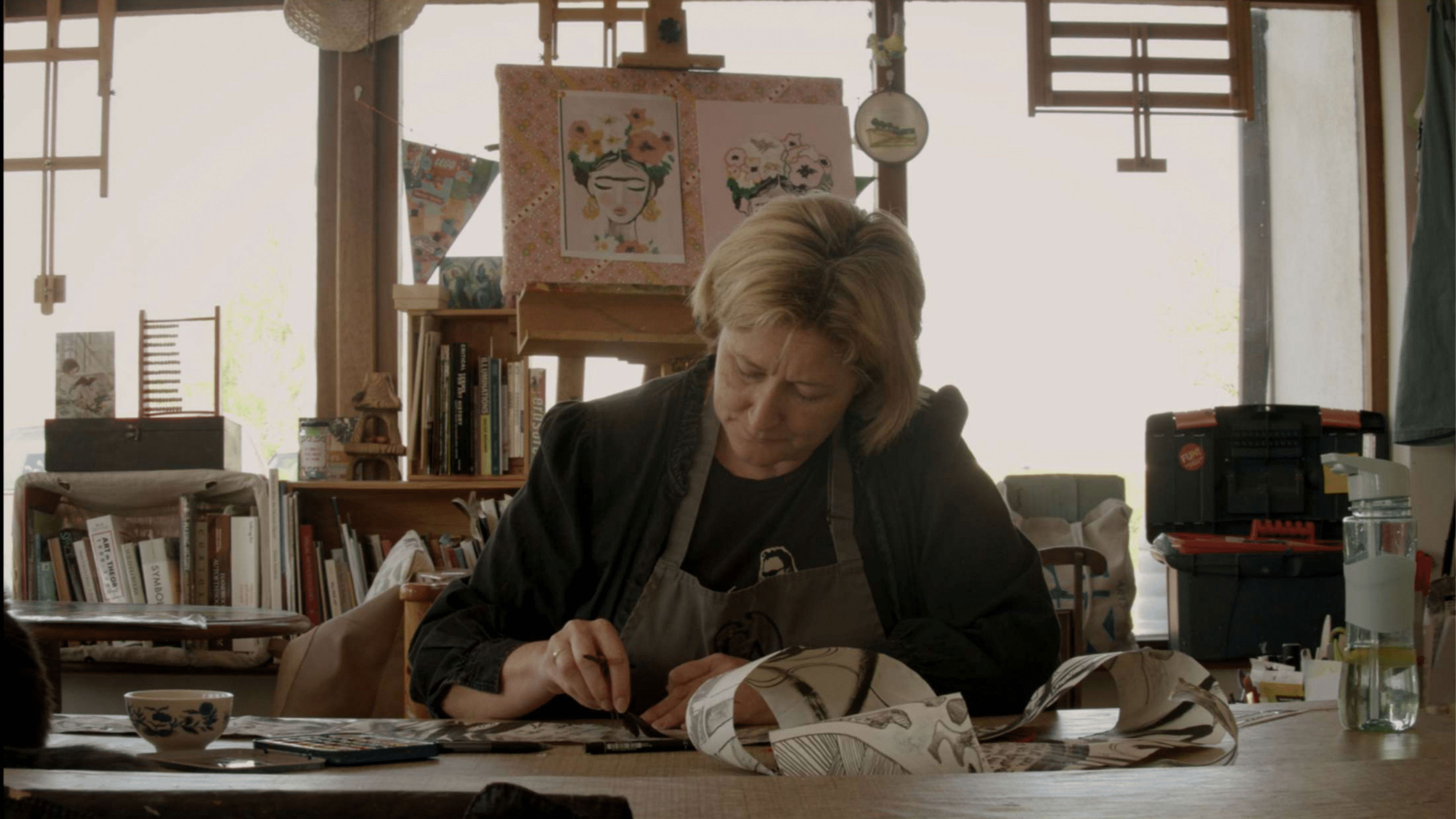 Backdrop for Walking the Labyrinth