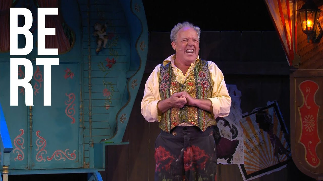 Backdrop for Bert Visscher: Hij wordt vanzelf moe