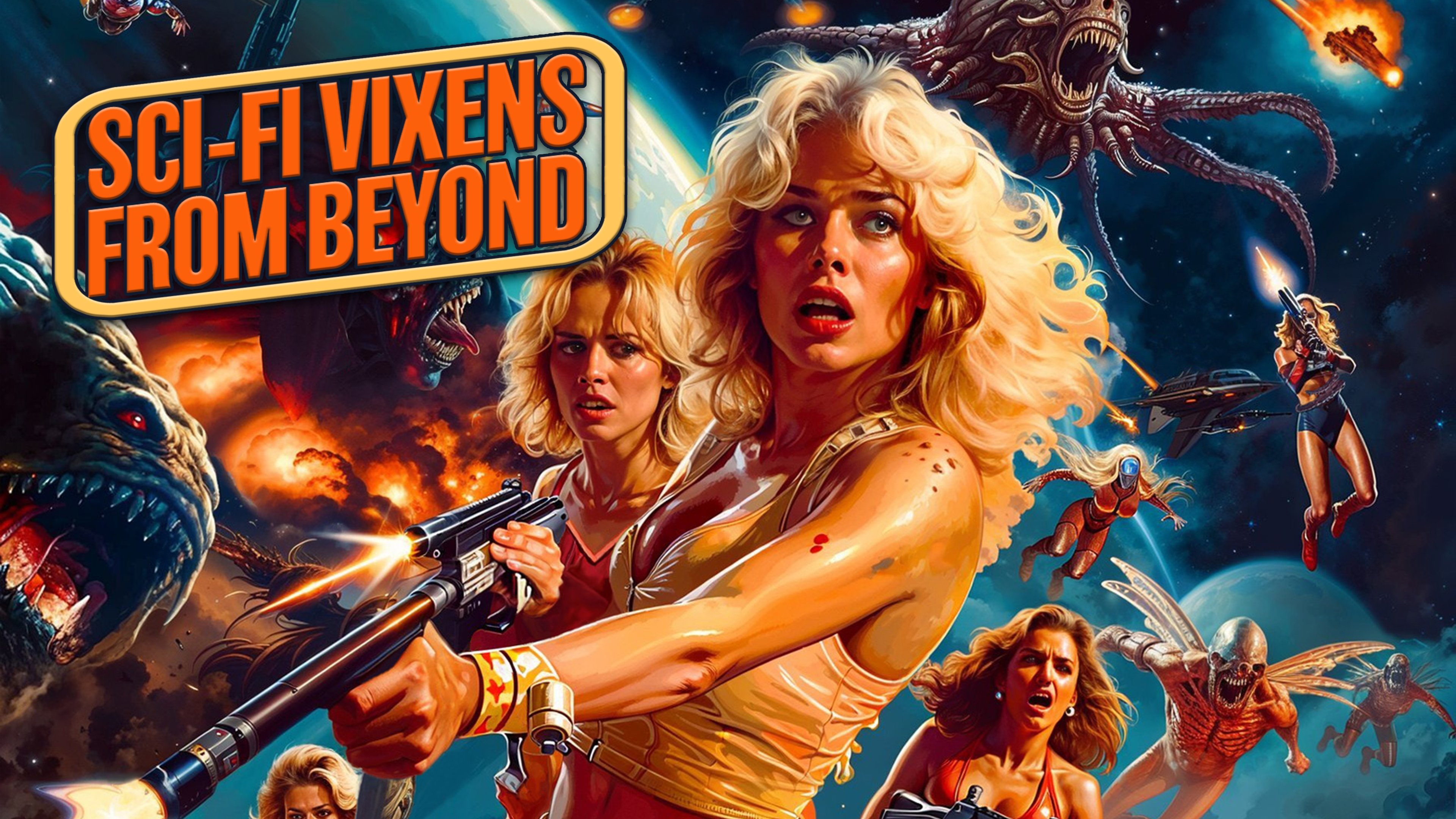 Backdrop for Sci-Fi Vixens from Beyond
