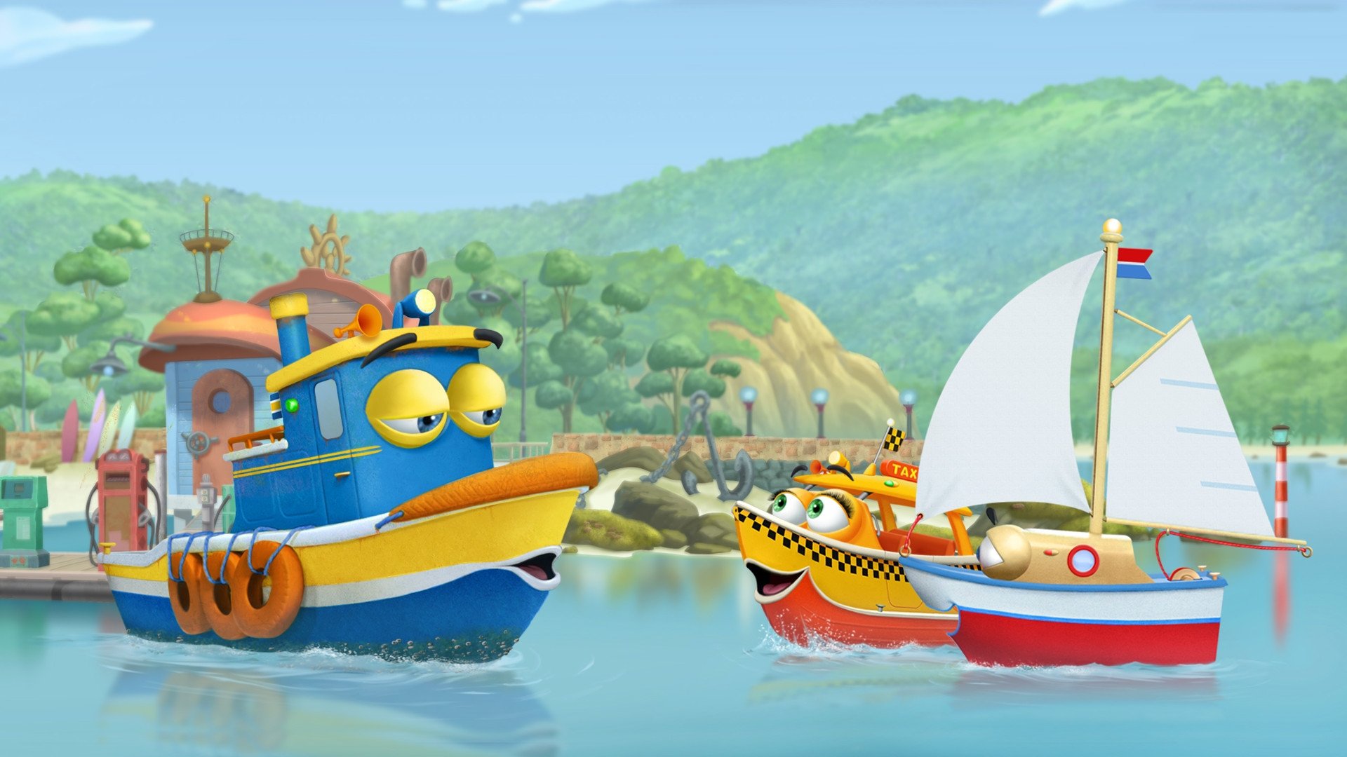 Backdrop for Sydney Sailboat