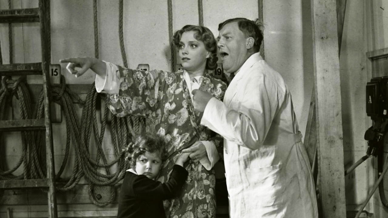 Backdrop for Der var engang en vicevært