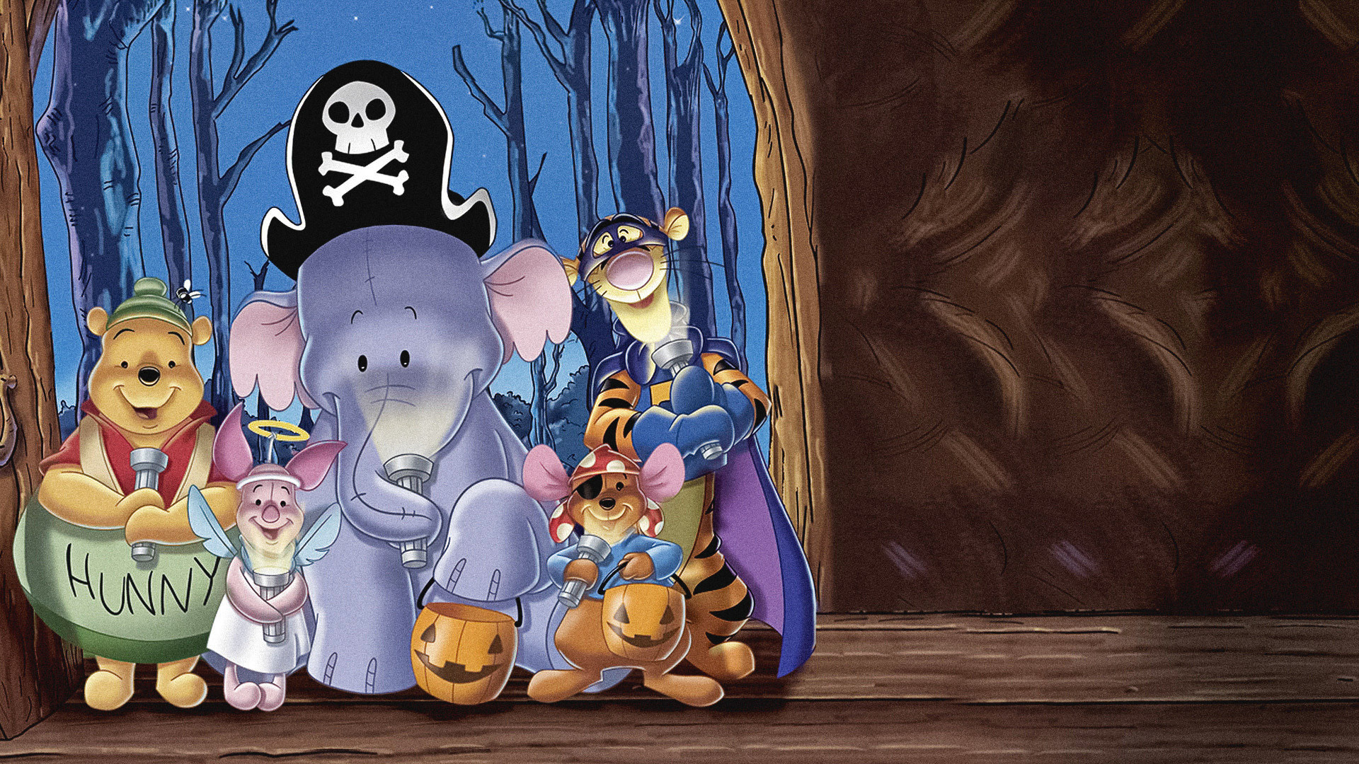 Backdrop for Pooh's Heffalump Halloween Movie