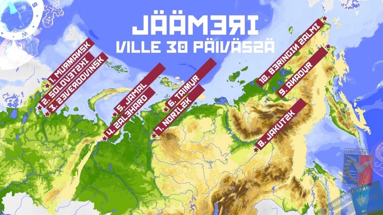 Backdrop for Jäämeri 30 päivässä