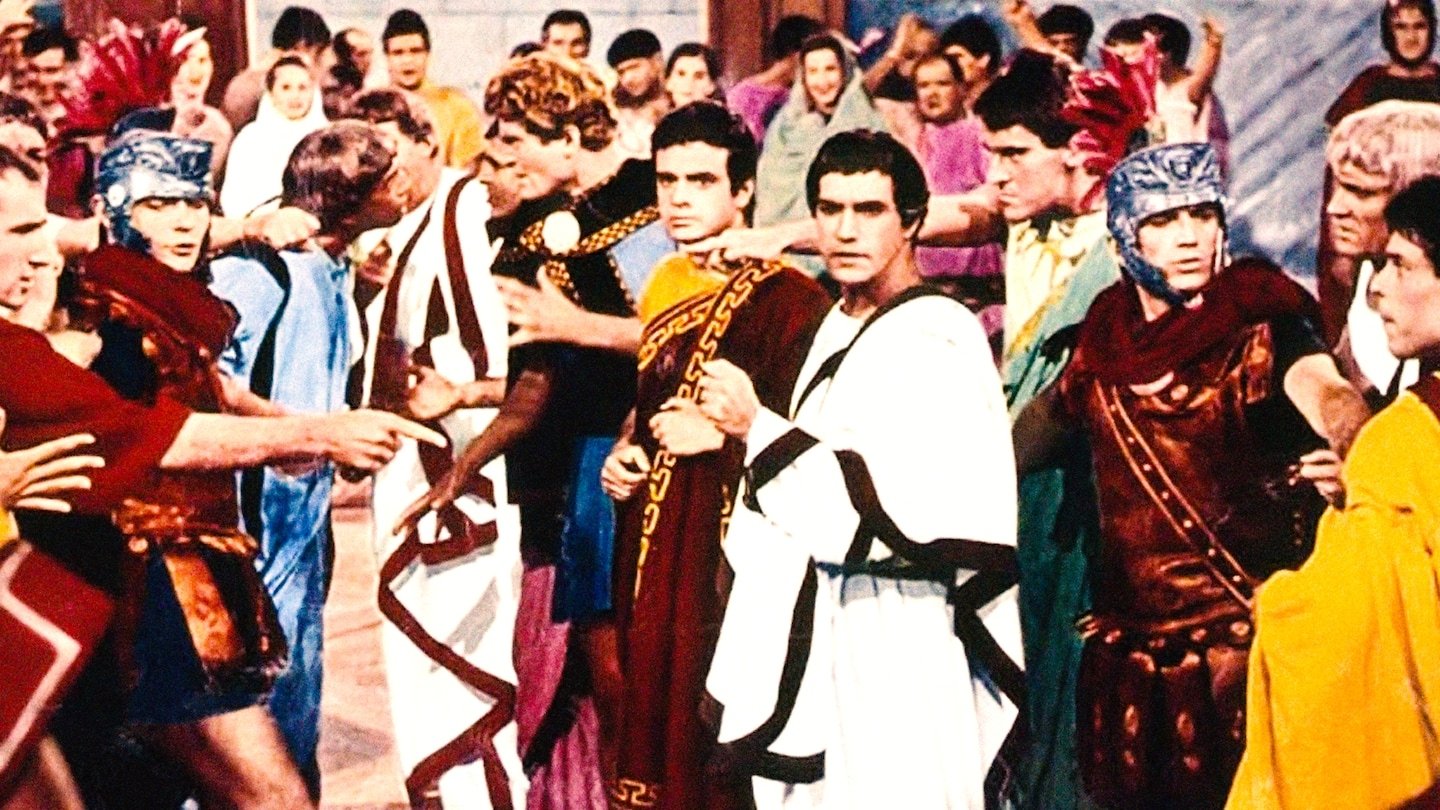 Backdrop for Caesar Against the Pirates