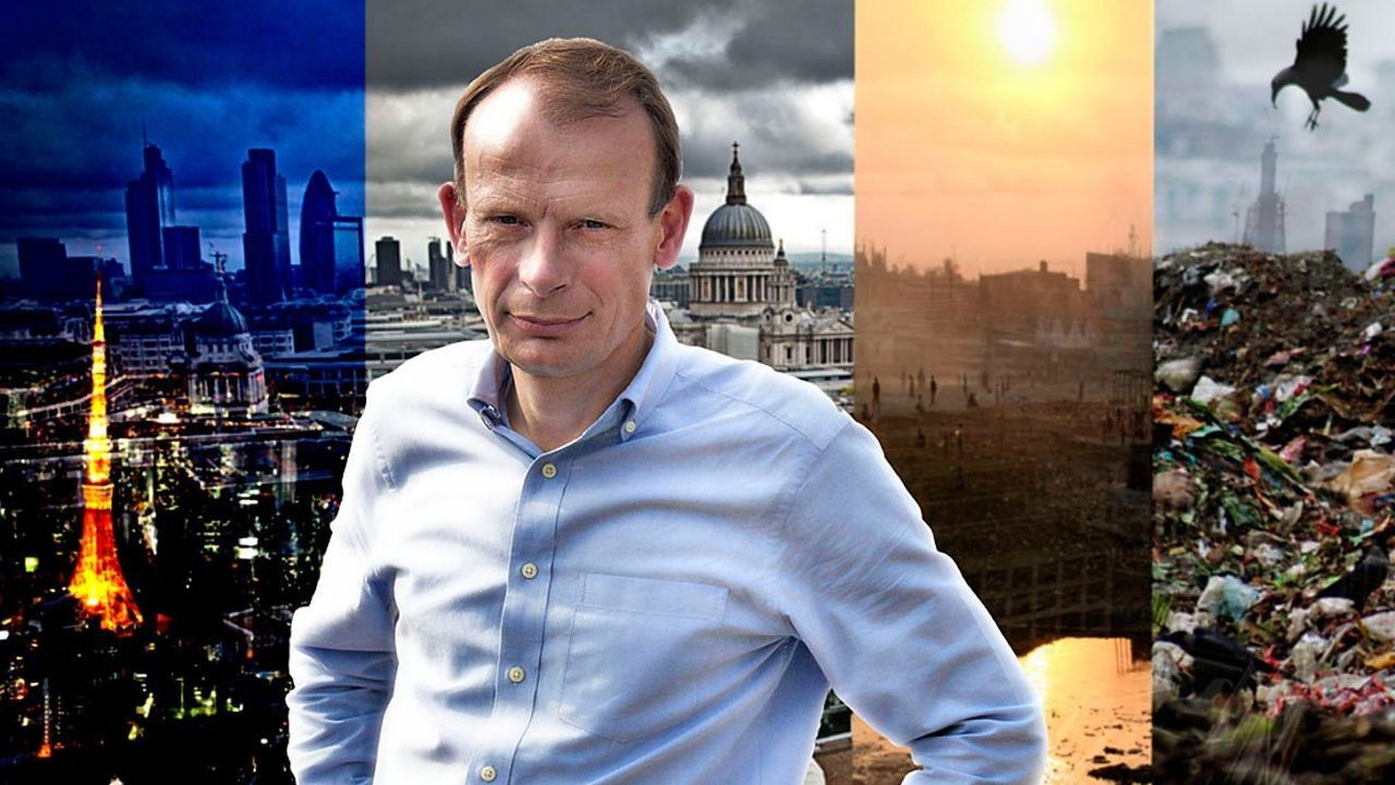 Backdrop for Andrew Marr's Megacities