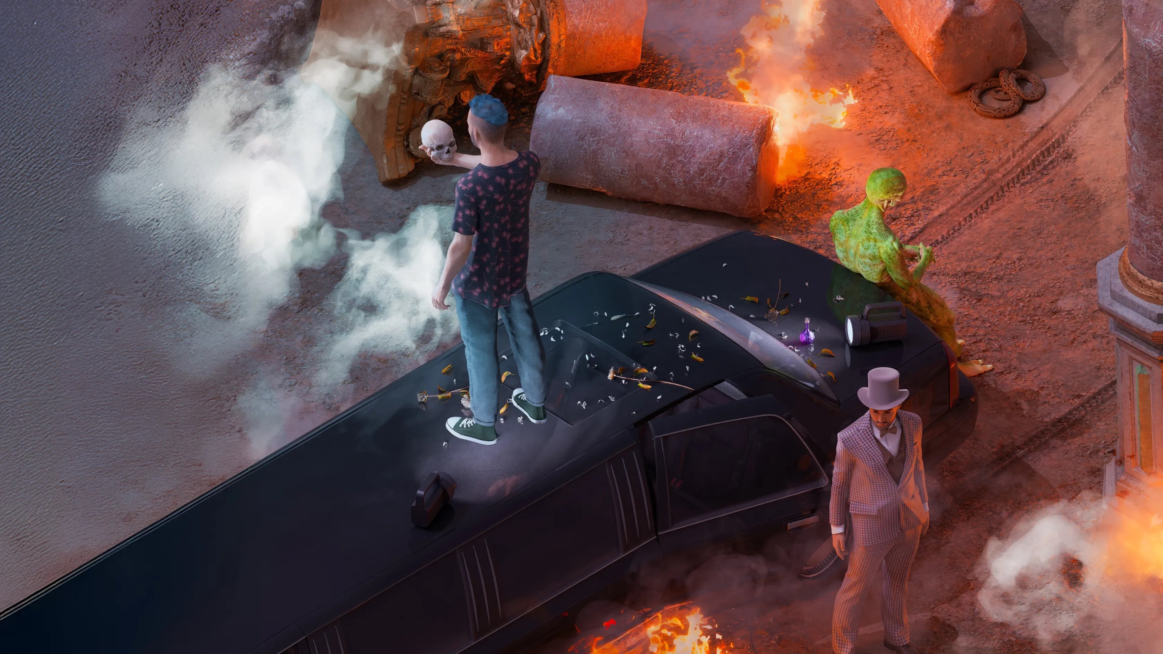 Backdrop for Grand Theft Hamlet