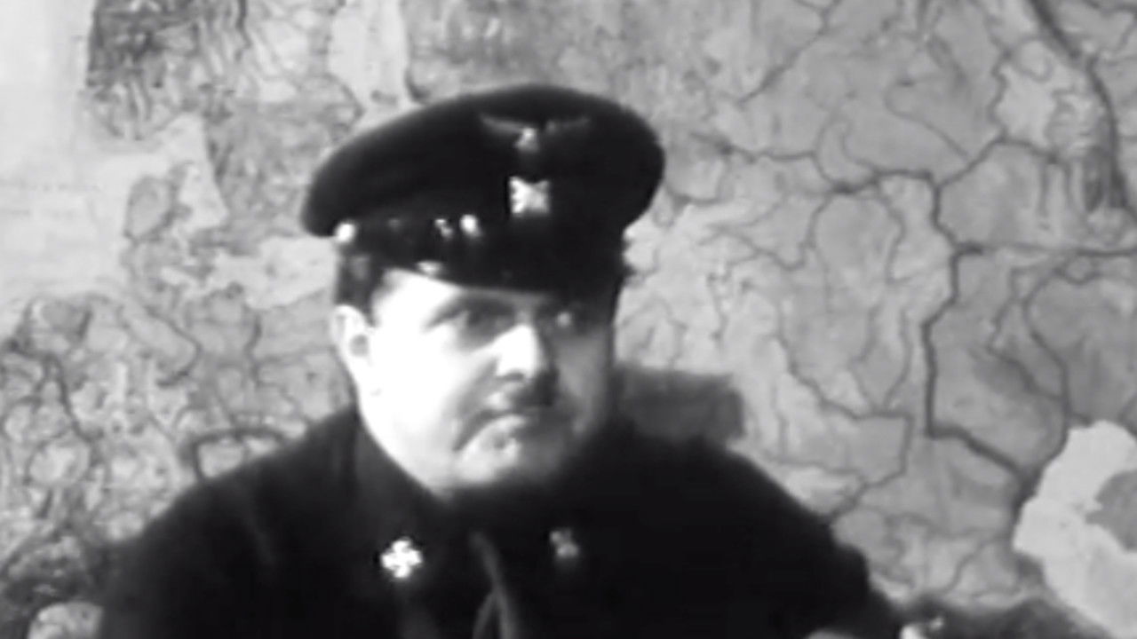 Backdrop for Pekka Siitoin and the Patriotic People's Front