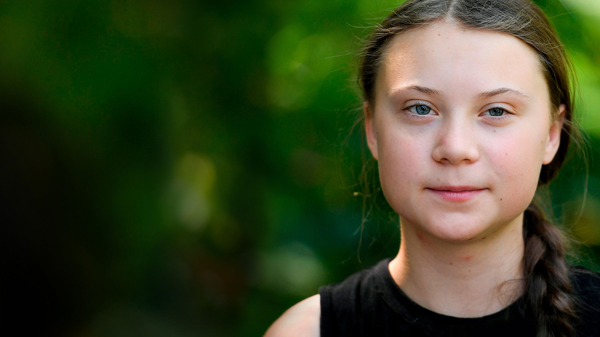 Backdrop for Greta Thunberg: The Voice of the Future