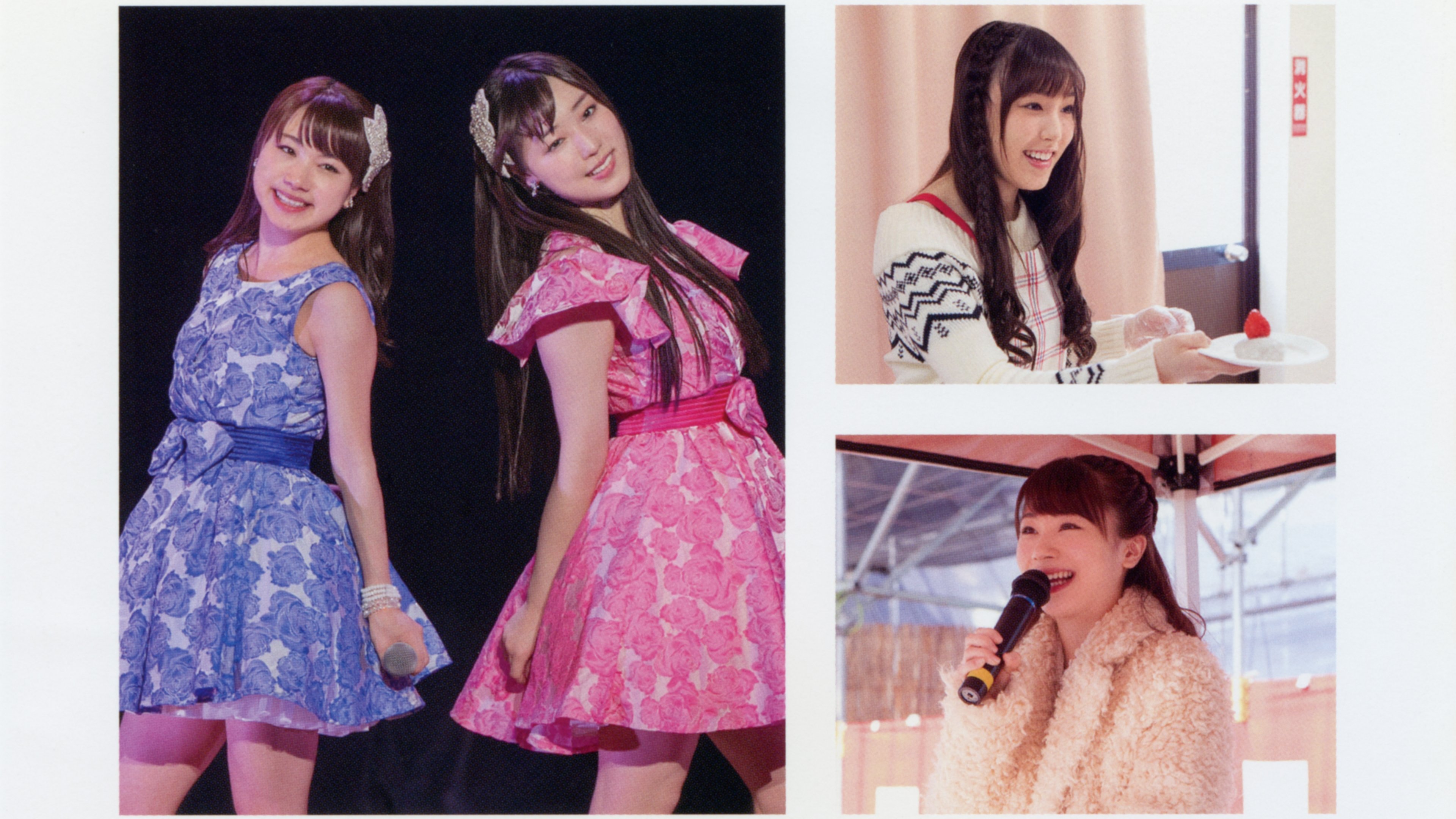 Backdrop for Morning Days Happy Holiday Fukumura Mizuki ･ Ishida Ayumi FC Tour in Yamanashi