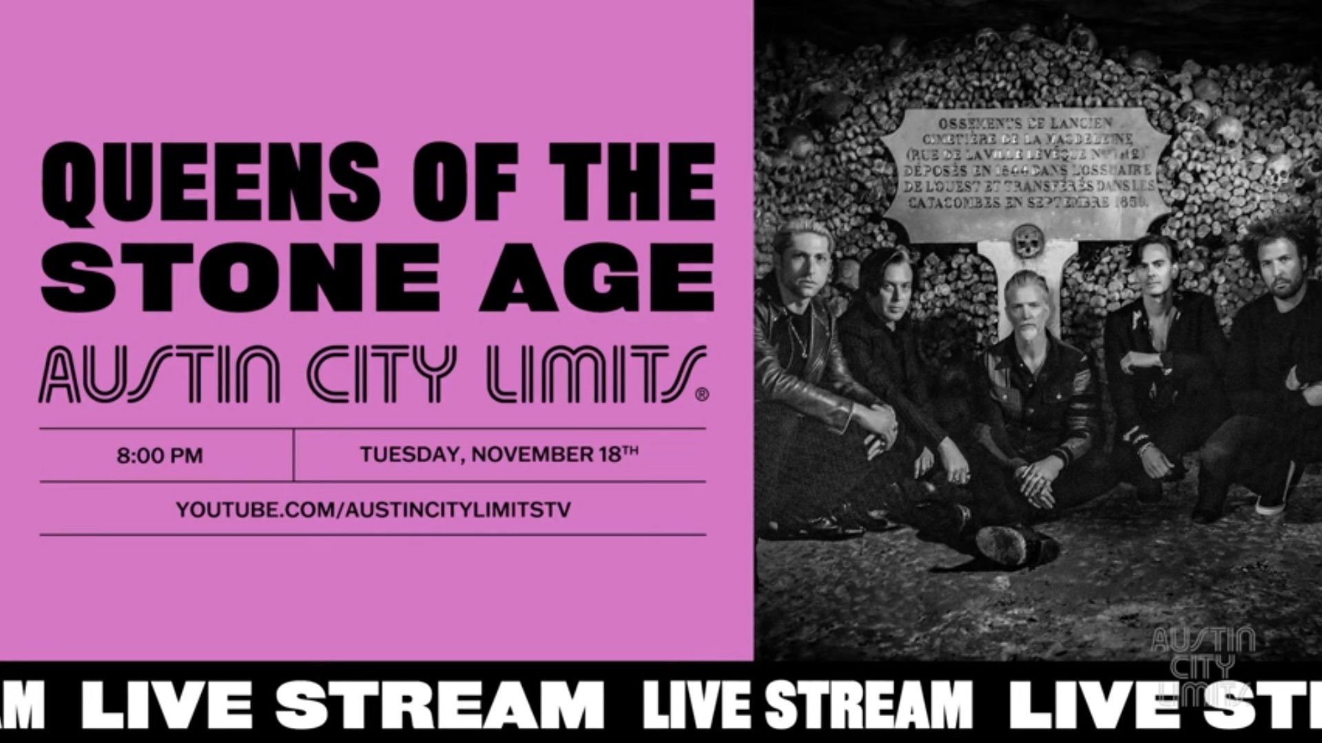 Backdrop for Queens of the Stone Age: Austin City Limits (Live Stream)