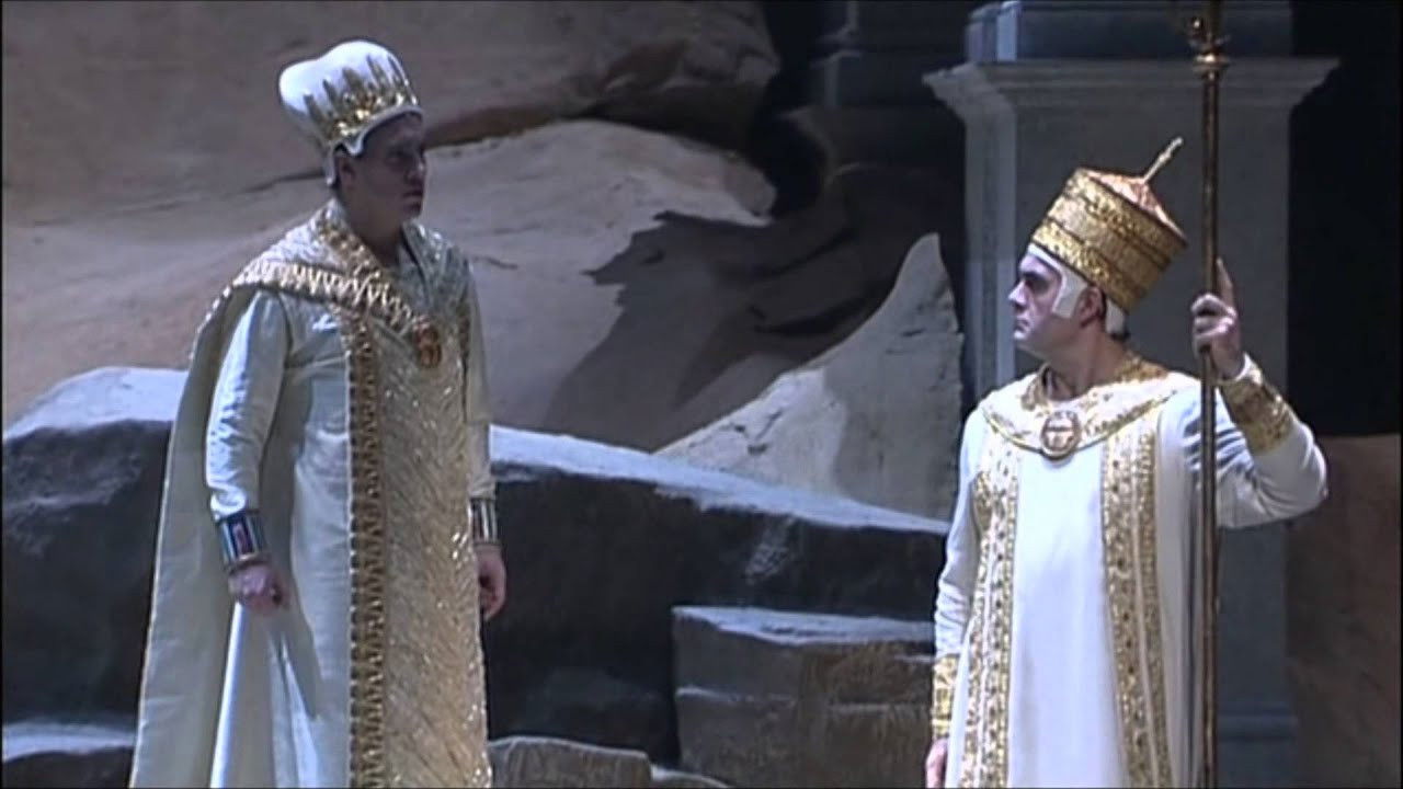Backdrop for Rossini: Moïse et Pharaon